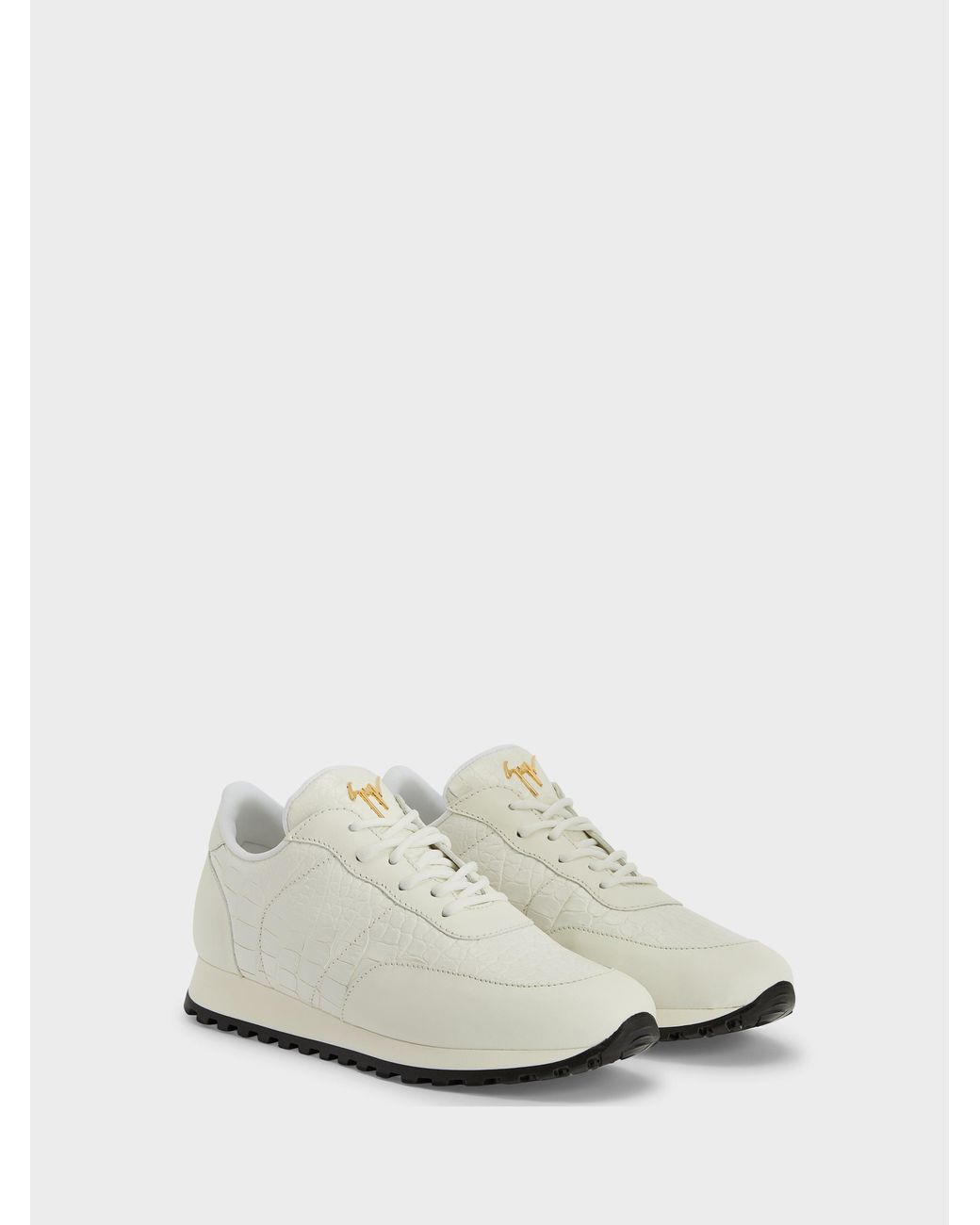 Giuseppe Zanotti White Jimi Running