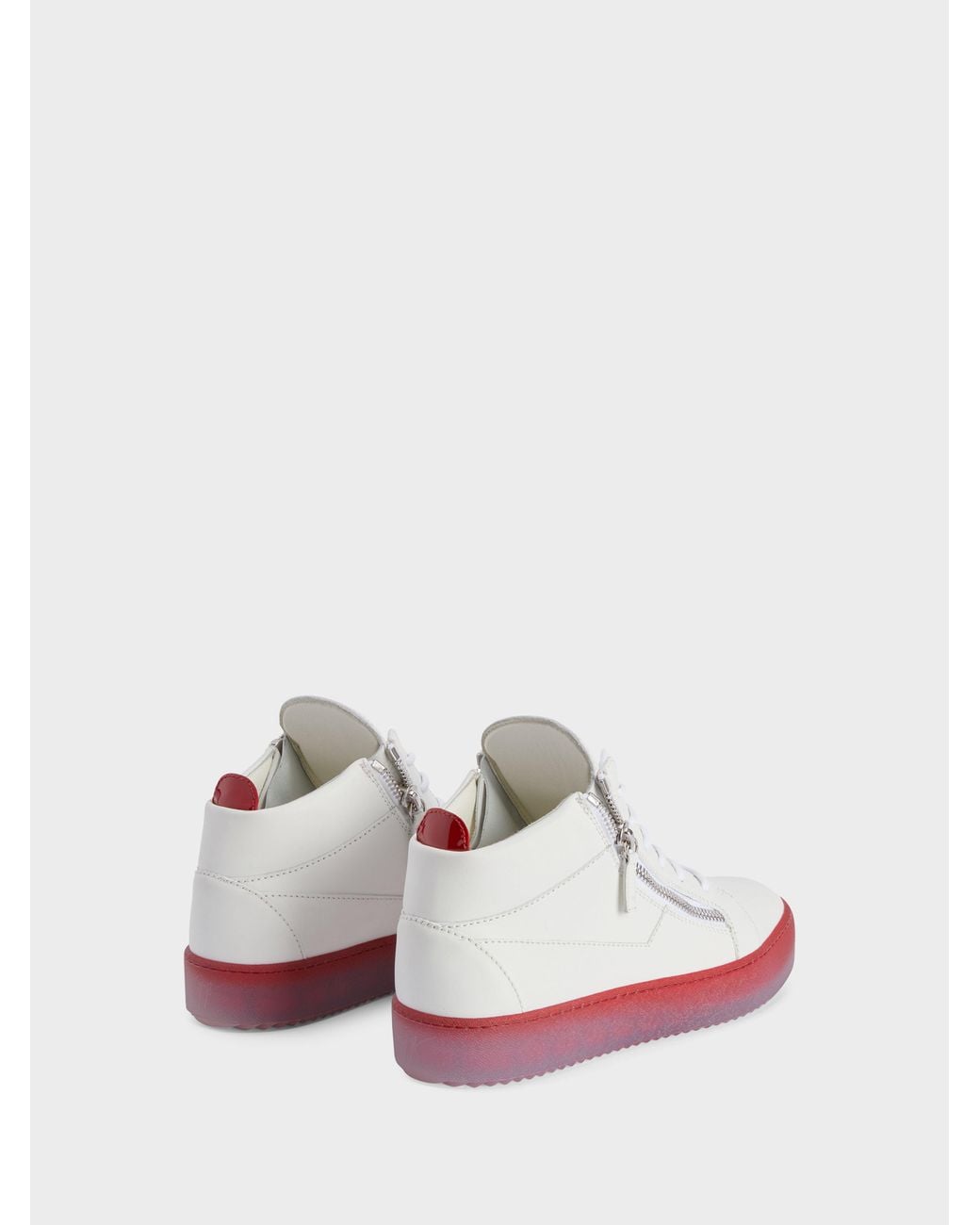 Giuseppe Zanotti White Kriss Mid Top for men