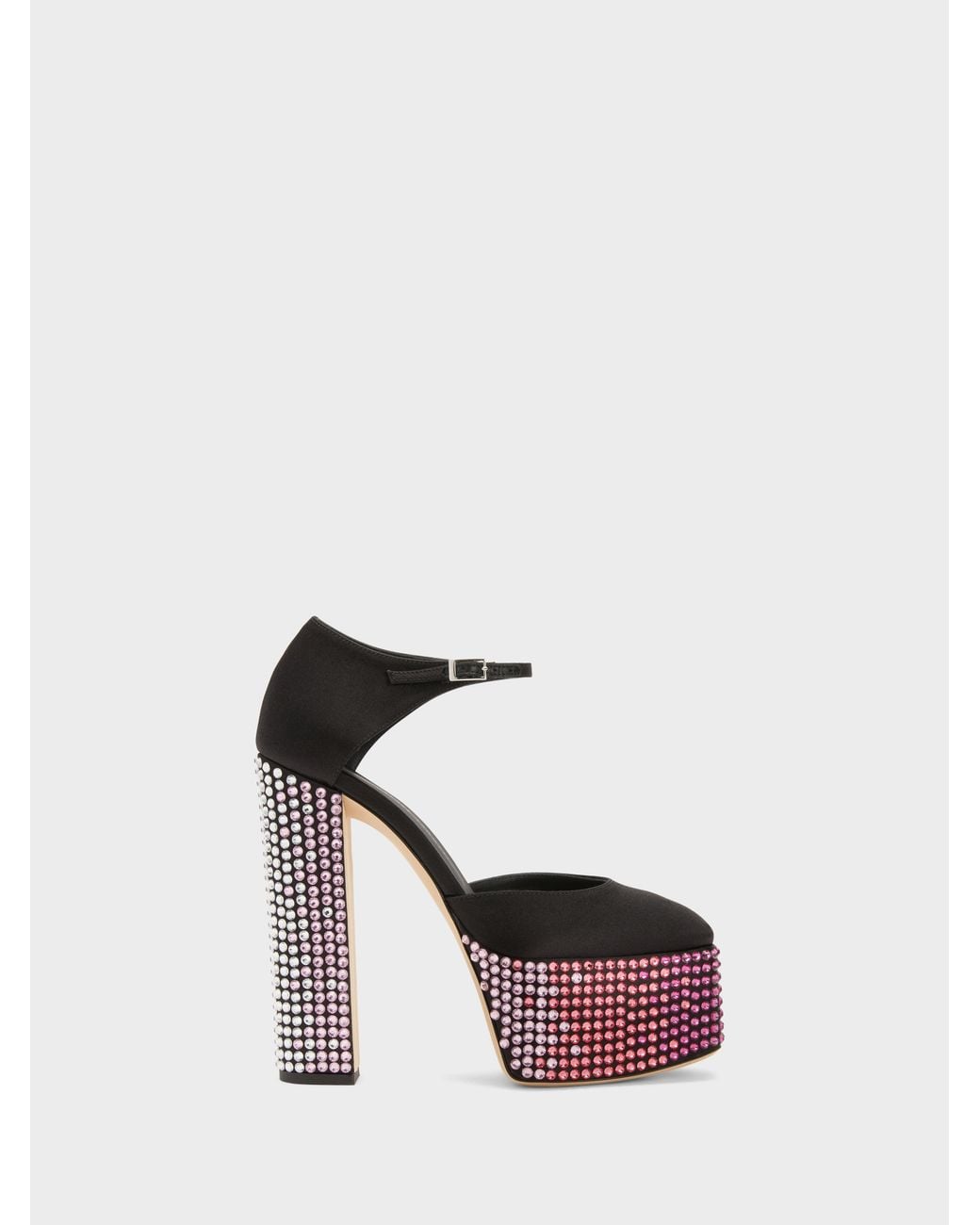 Giuseppe Zanotti White Bebe Strass Pump D'Orsay 150