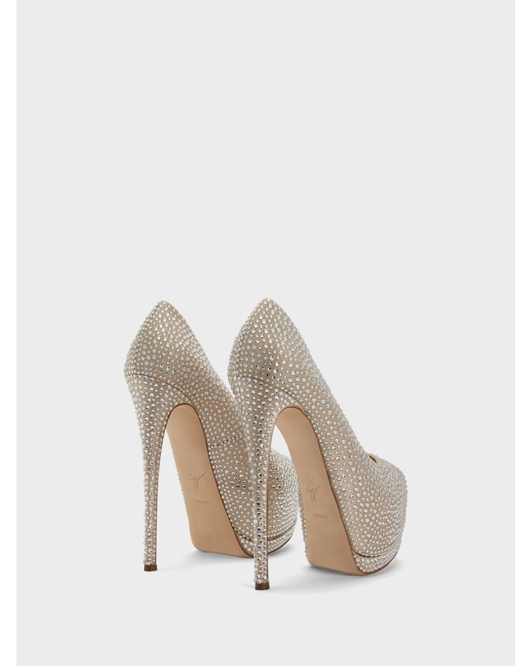 Giuseppe Zanotti White Sharon Open Toe