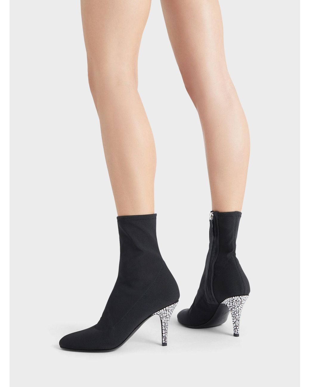 Giuseppe Zanotti White Calixtee Bootie 85