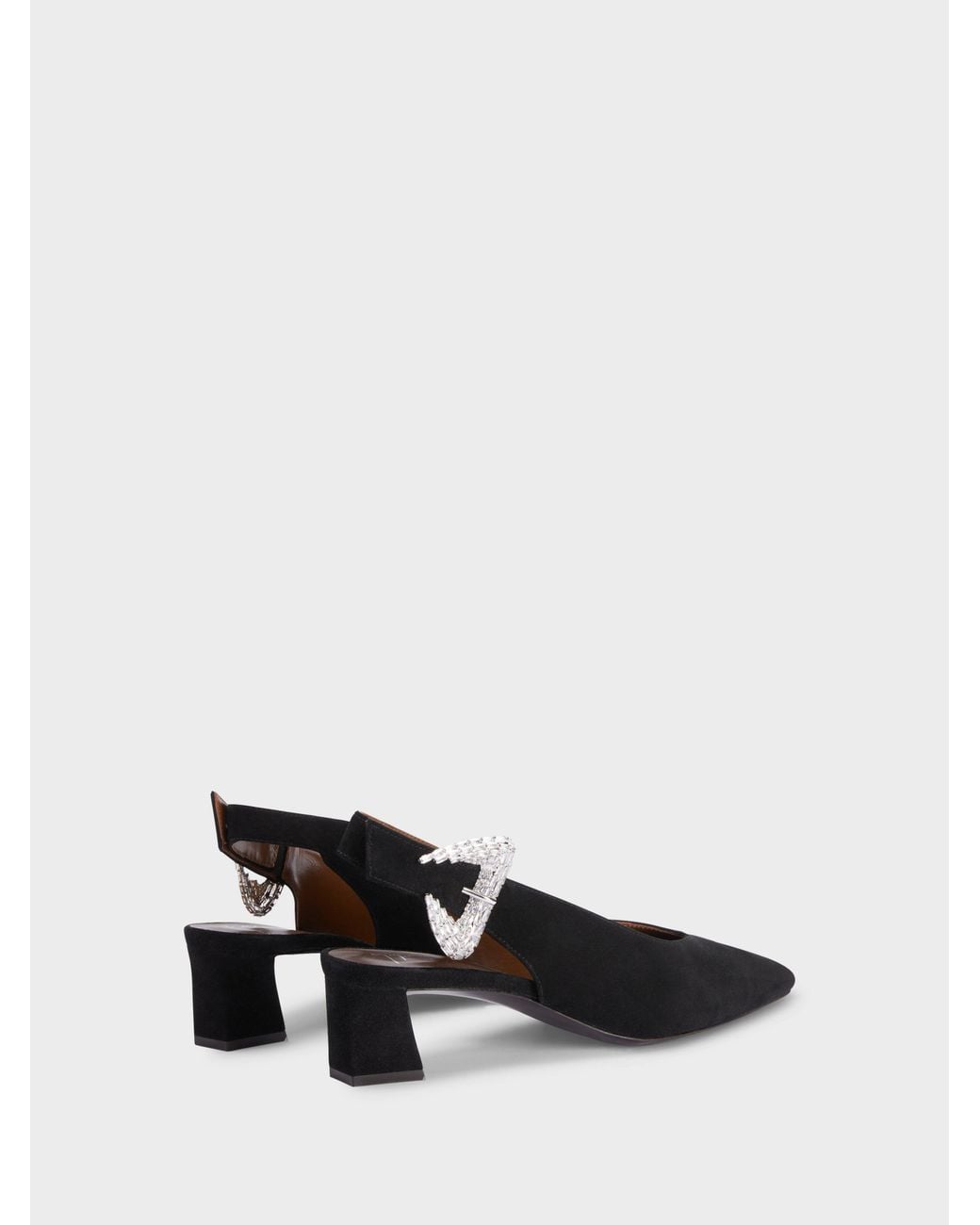 Giuseppe Zanotti Black Brendha Allure Slingback 45