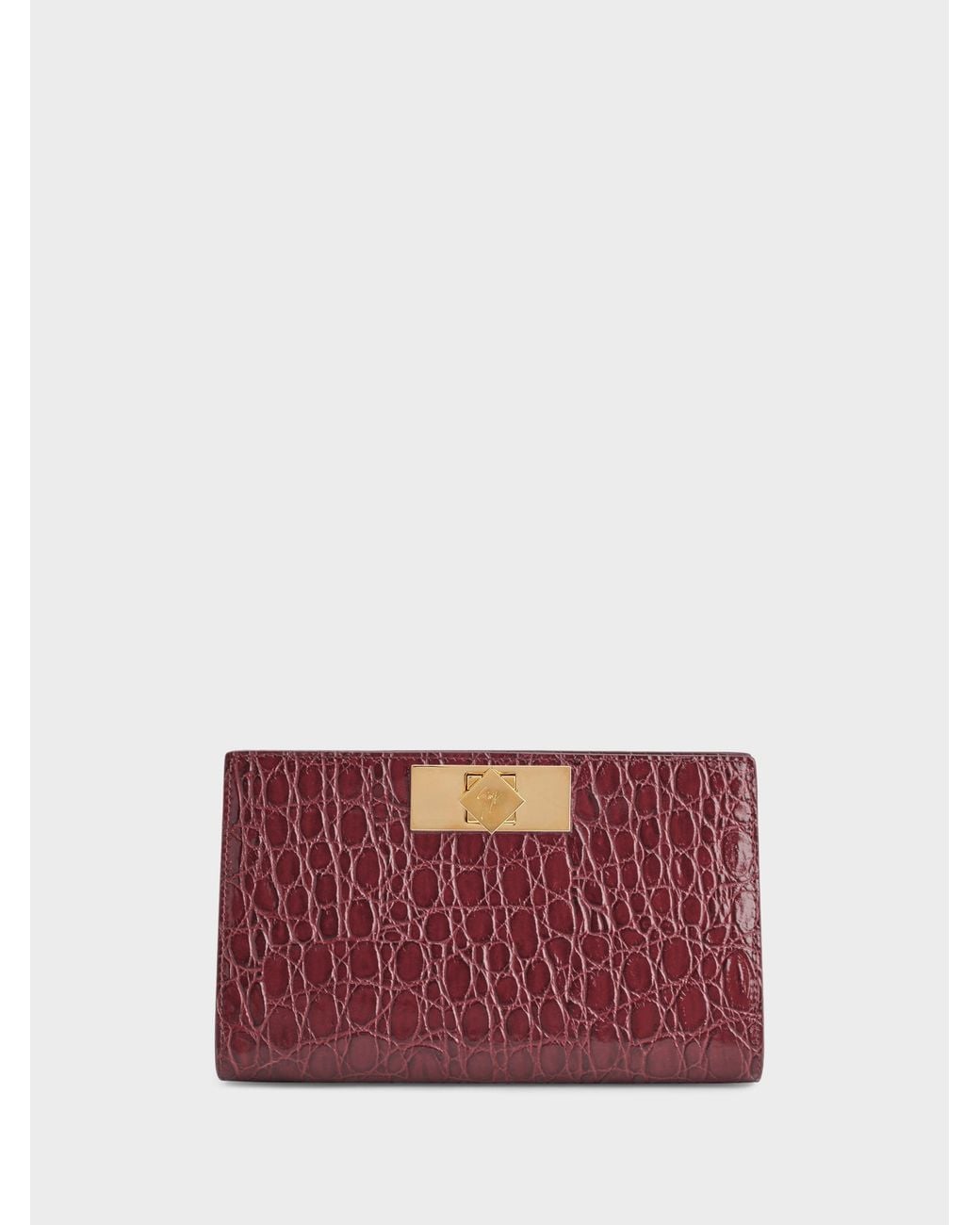 Giuseppe Zanotti Purple Annhita Clutch