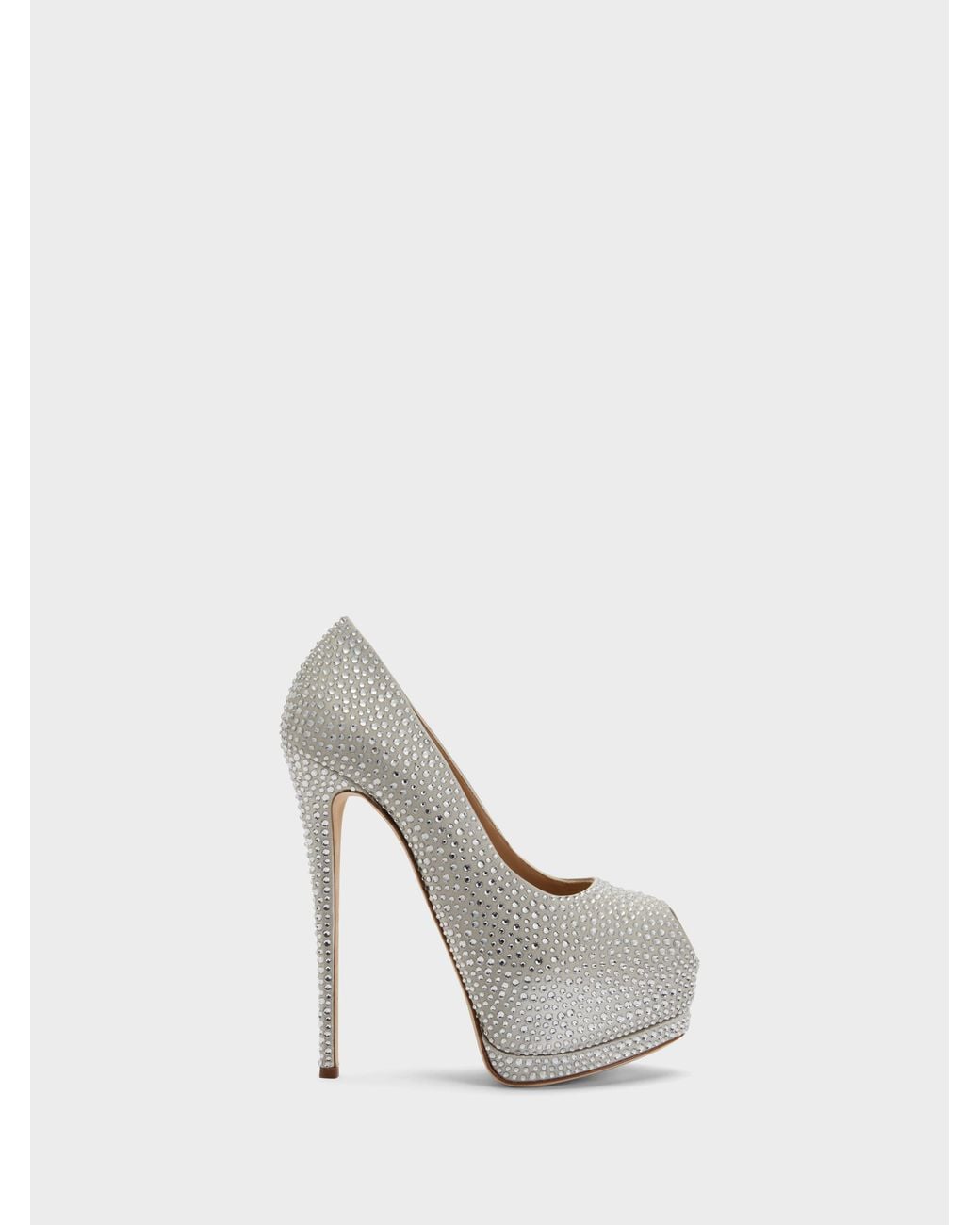 Giuseppe Zanotti White Sharon Open Toe