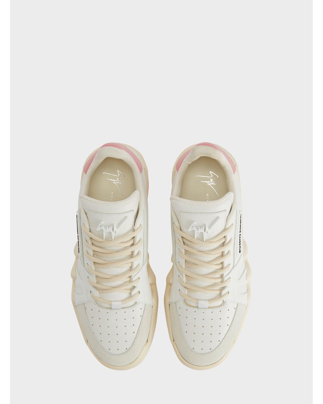 Giuseppe Zanotti White Talon Low Top