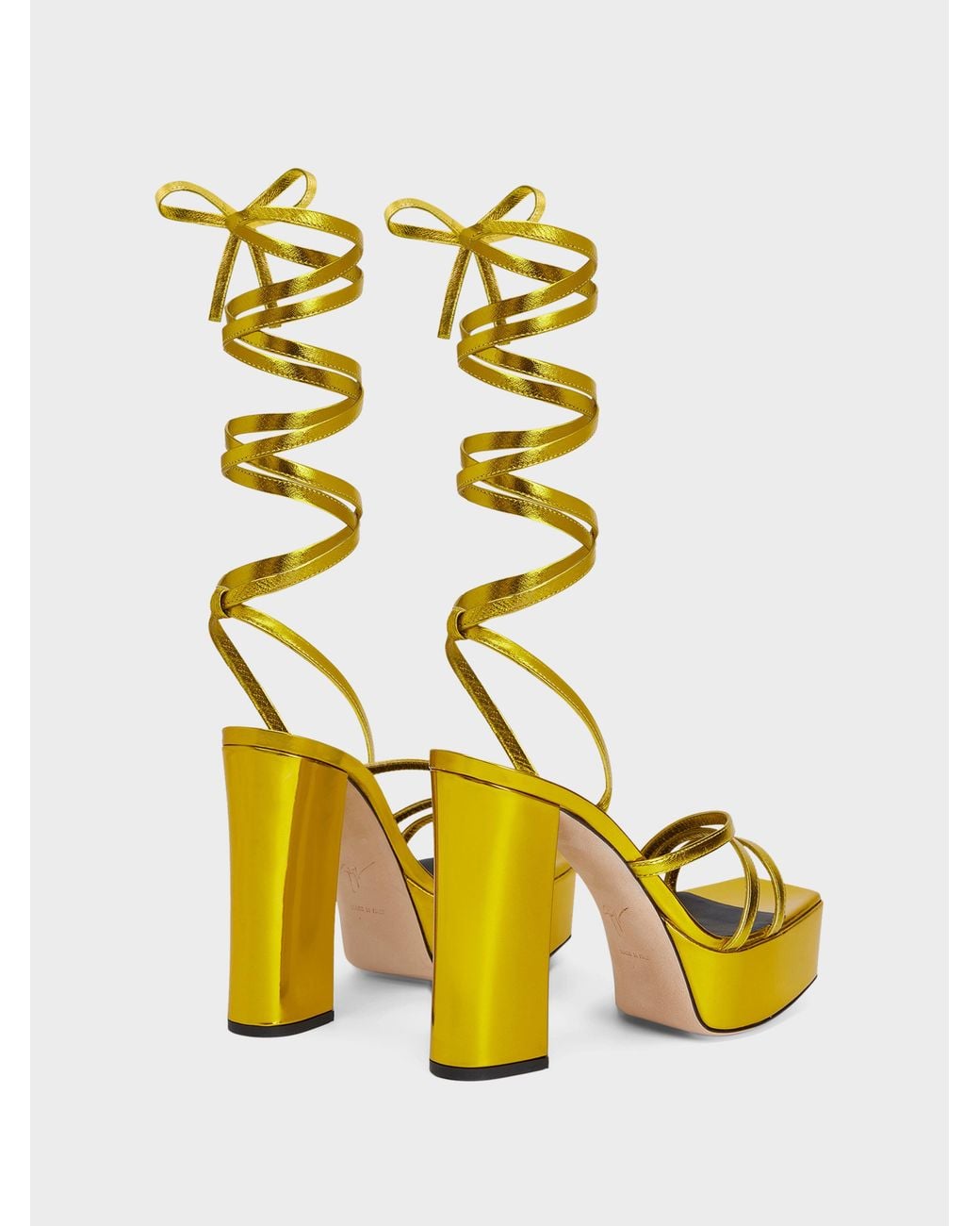 Giuseppe Zanotti Yellow Flavienne