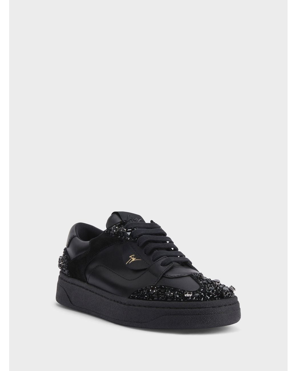 Giuseppe Zanotti Black Gz94 Low Top