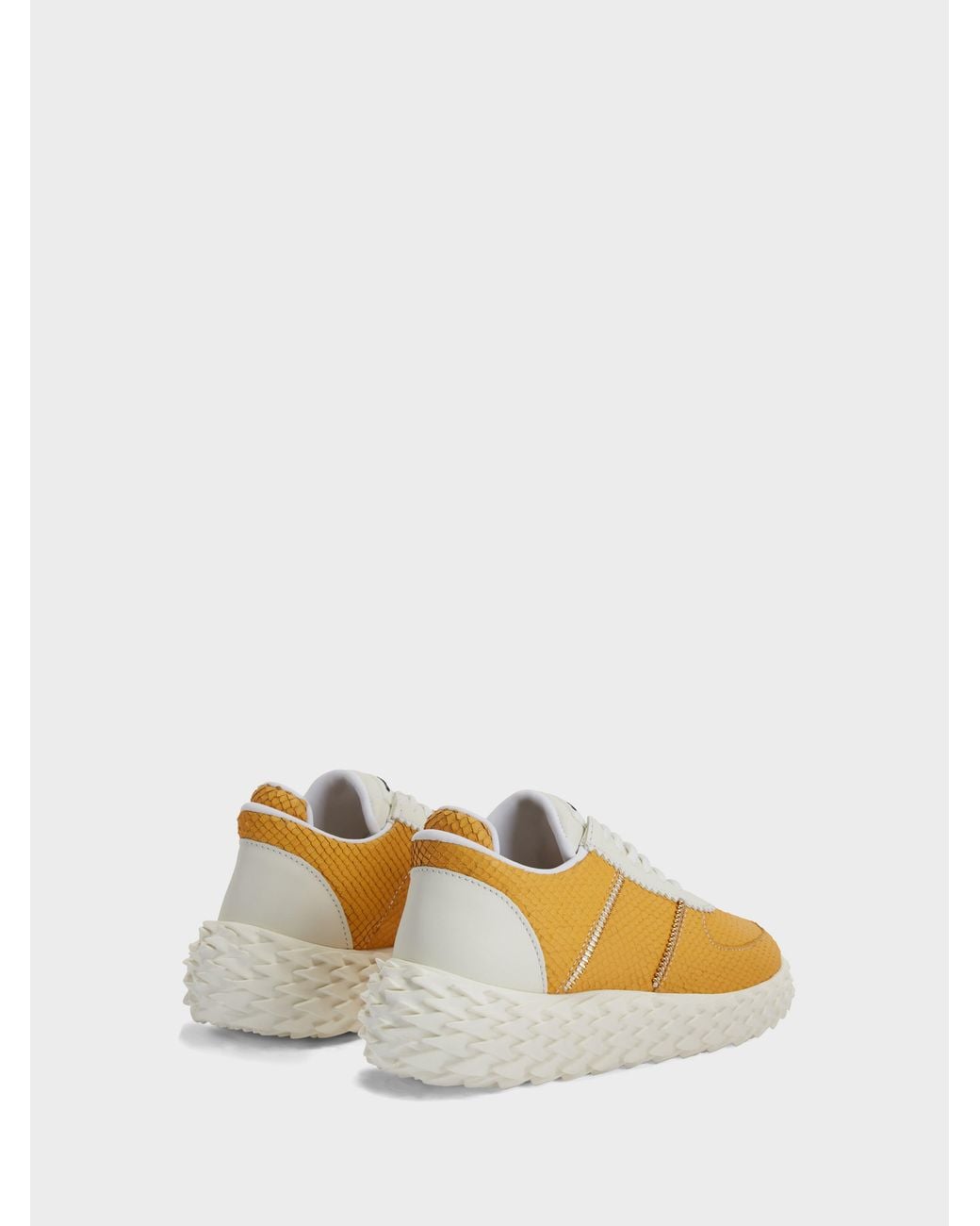 Giuseppe Zanotti Orange Urchin Low Top