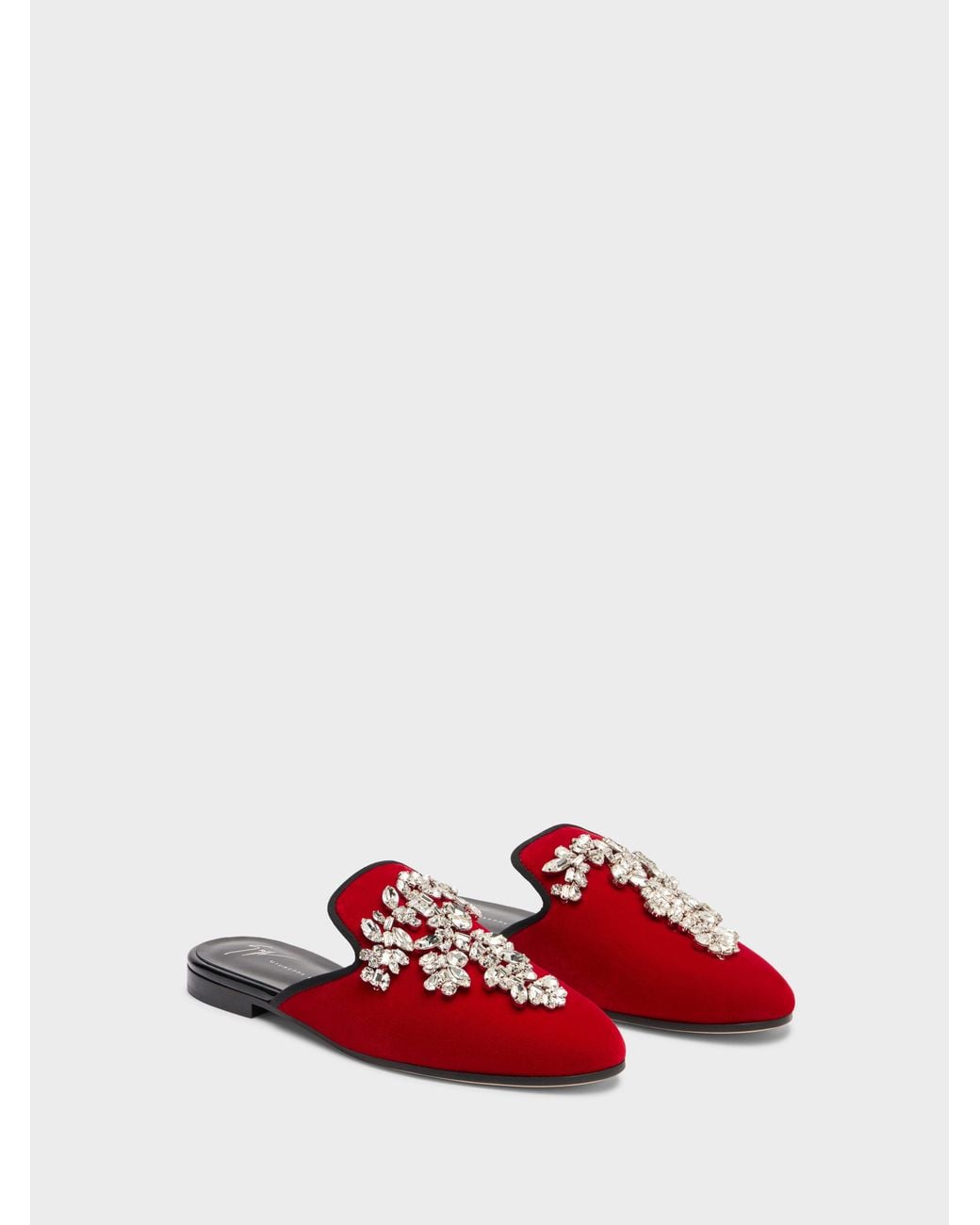 Giuseppe Zanotti Red Elsa Crystal