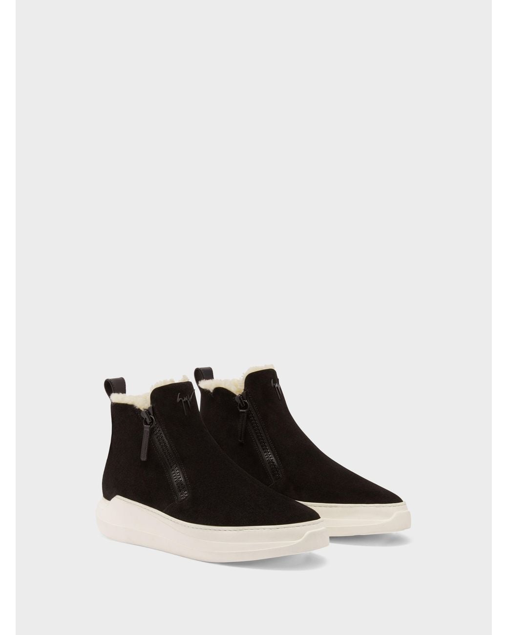 Giuseppe Zanotti White Conley High Bootie for men
