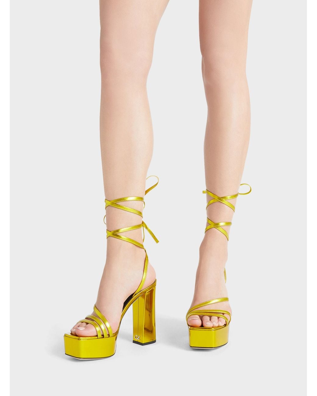 Giuseppe Zanotti Yellow Flavienne