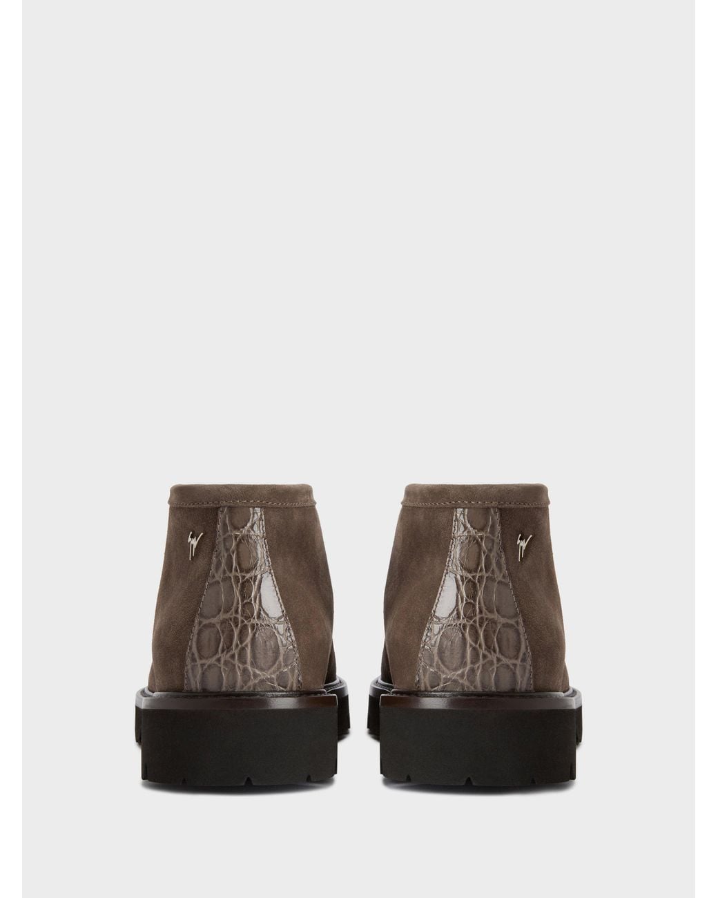 Giuseppe Zanotti Brown Rivaux High Lace Up for men