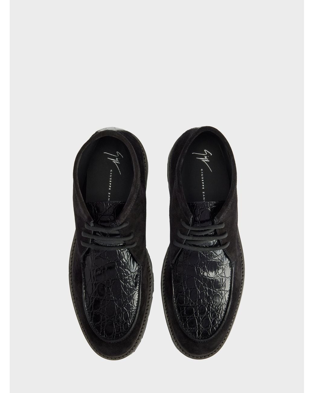 Giuseppe Zanotti Black Rivaux High Lace Up for men