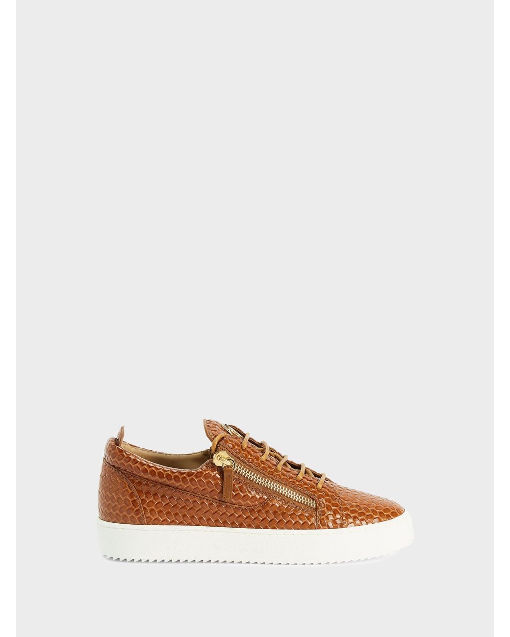 Giuseppe Zanotti Brown Frankie Low Top for men