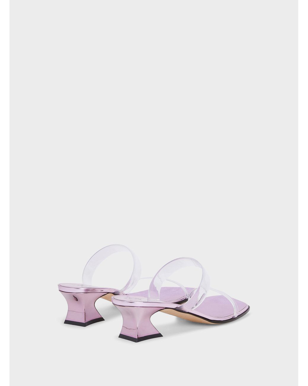 Giuseppe Zanotti White Aude Plexi Mule 45