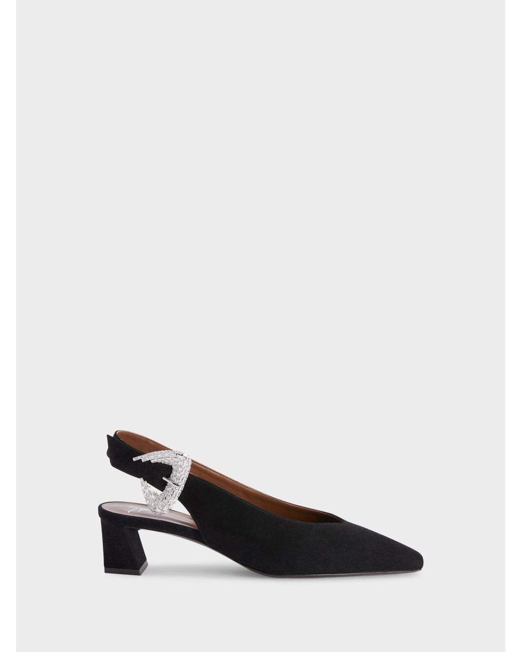 Giuseppe Zanotti Black Brendha Allure Slingback 45
