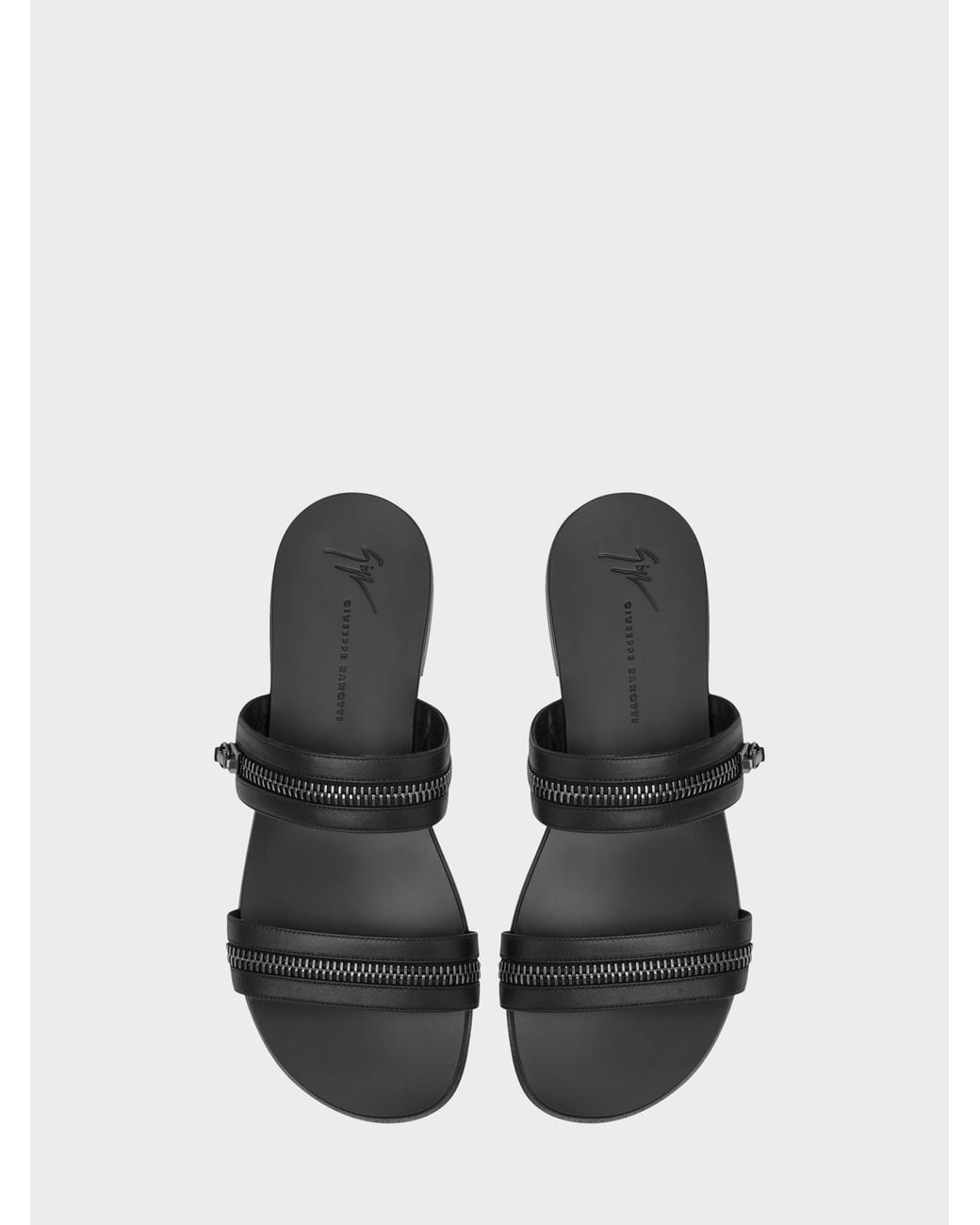 Giuseppe Zanotti White Brad Sandal for men