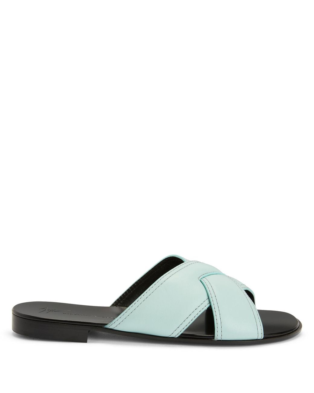 Giuseppe Zanotti Green Flavio Leather Sandals for men