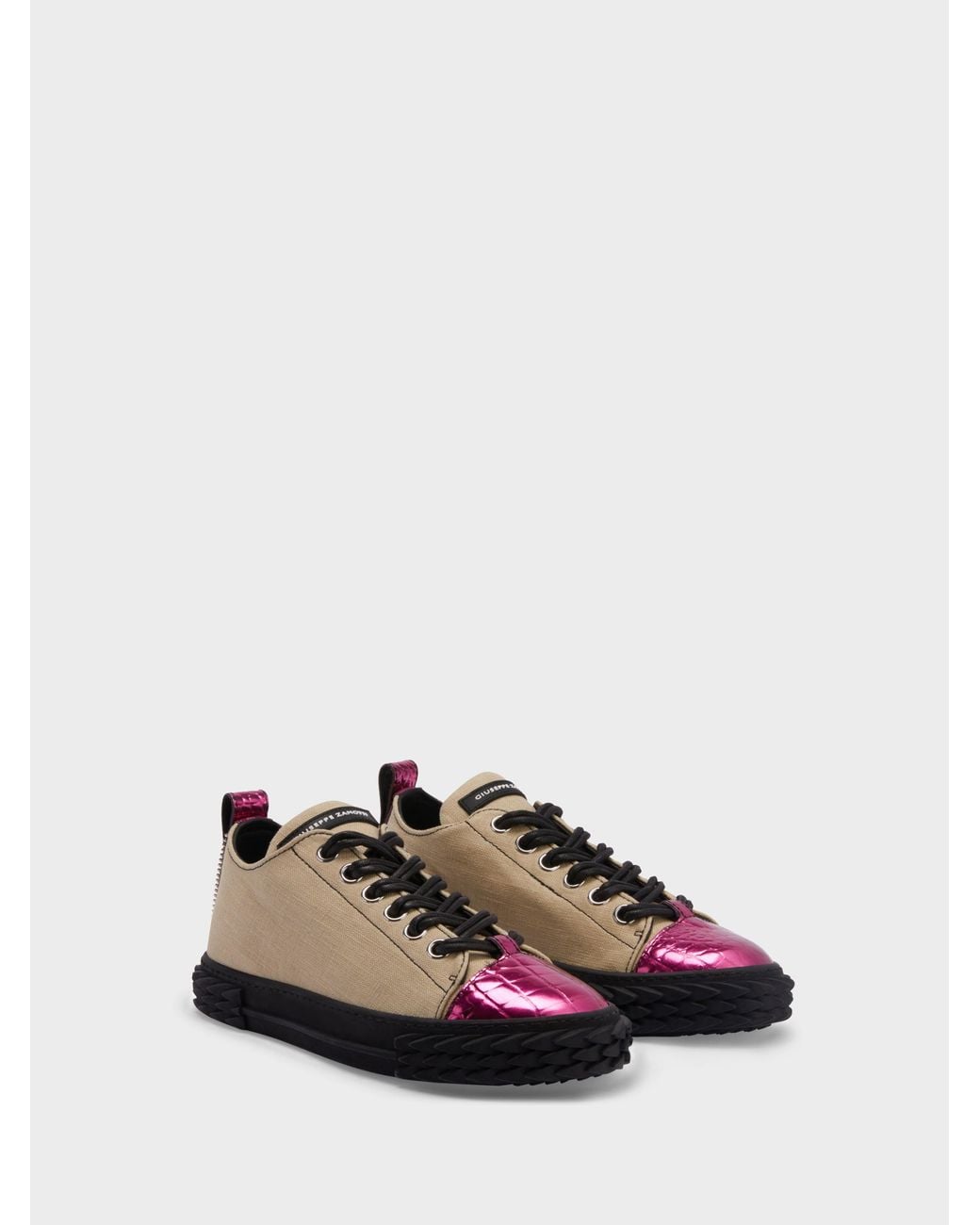 Giuseppe Zanotti White Blabber Low Top