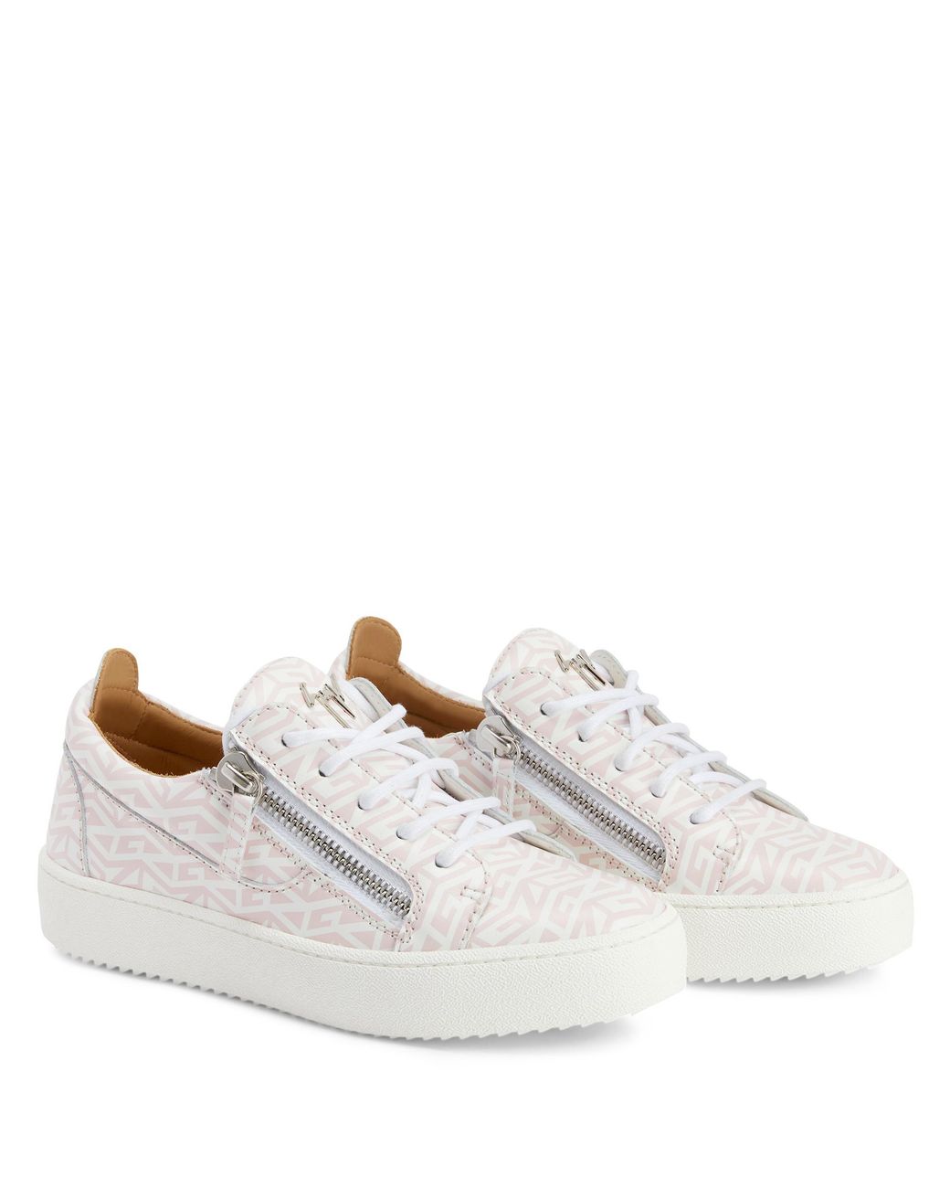 Giuseppe Zanotti White Gail Monogram