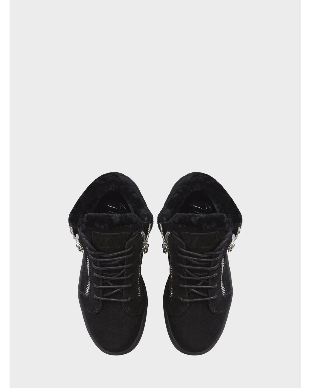 Giuseppe Zanotti Black Kriss Winter Sneakers