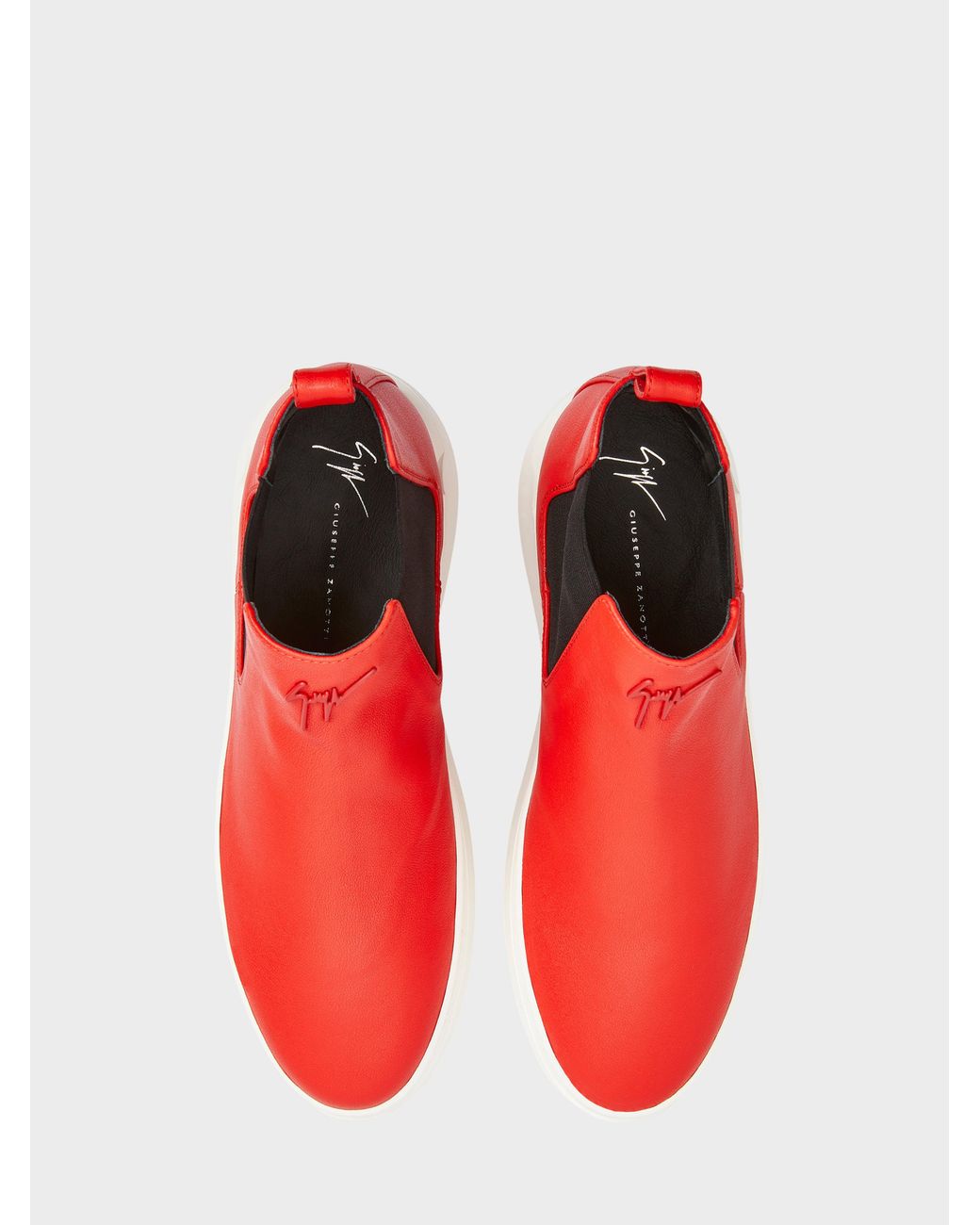 Giuseppe Zanotti Red Conley High Bootie for men