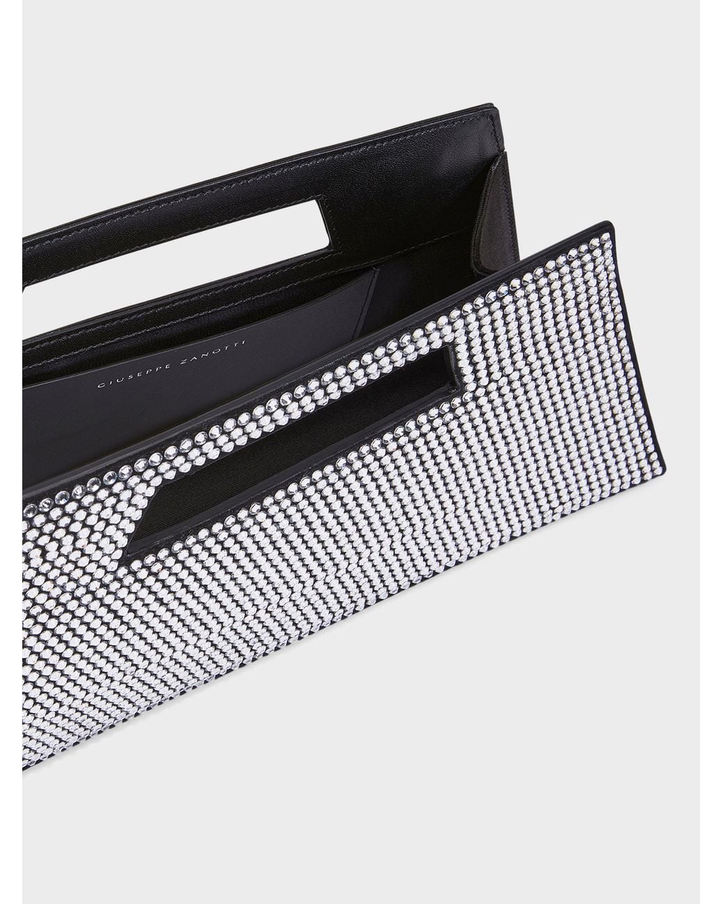 Giuseppe Zanotti White Meloee Clutch