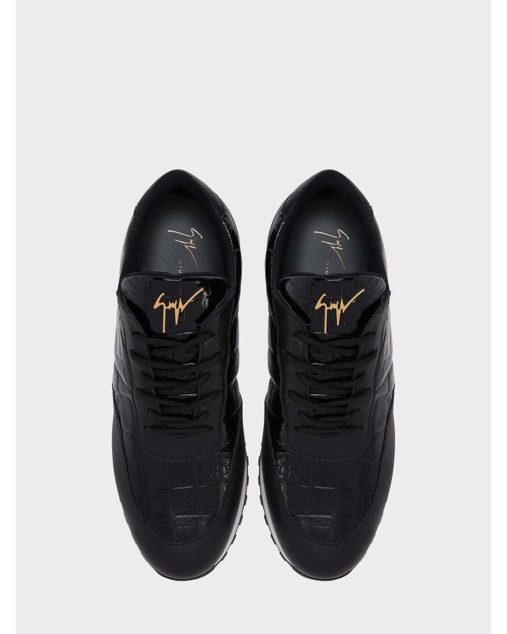 Giuseppe Zanotti Black Jimi Running Sneakers for men