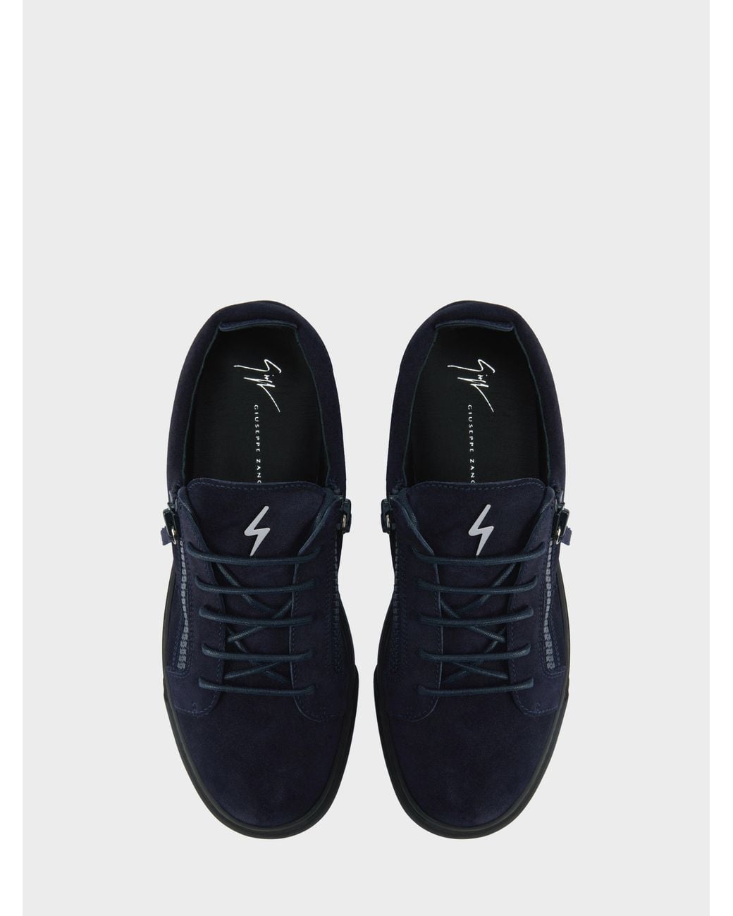 Giuseppe Zanotti Blue Frankie Low Top for men