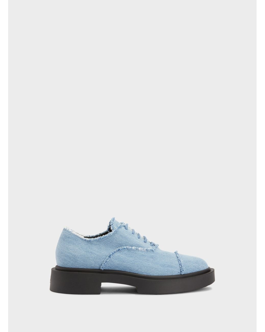 Giuseppe Zanotti Blue Adric Lace Up for men