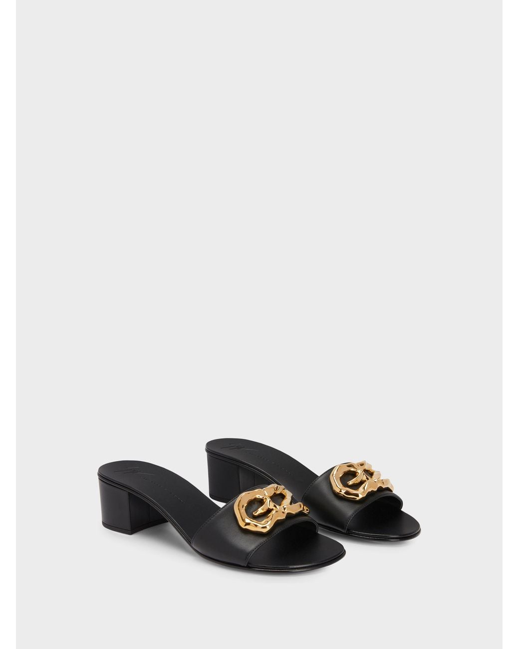 Giuseppe Zanotti Black Lyra Zali' Mule 40