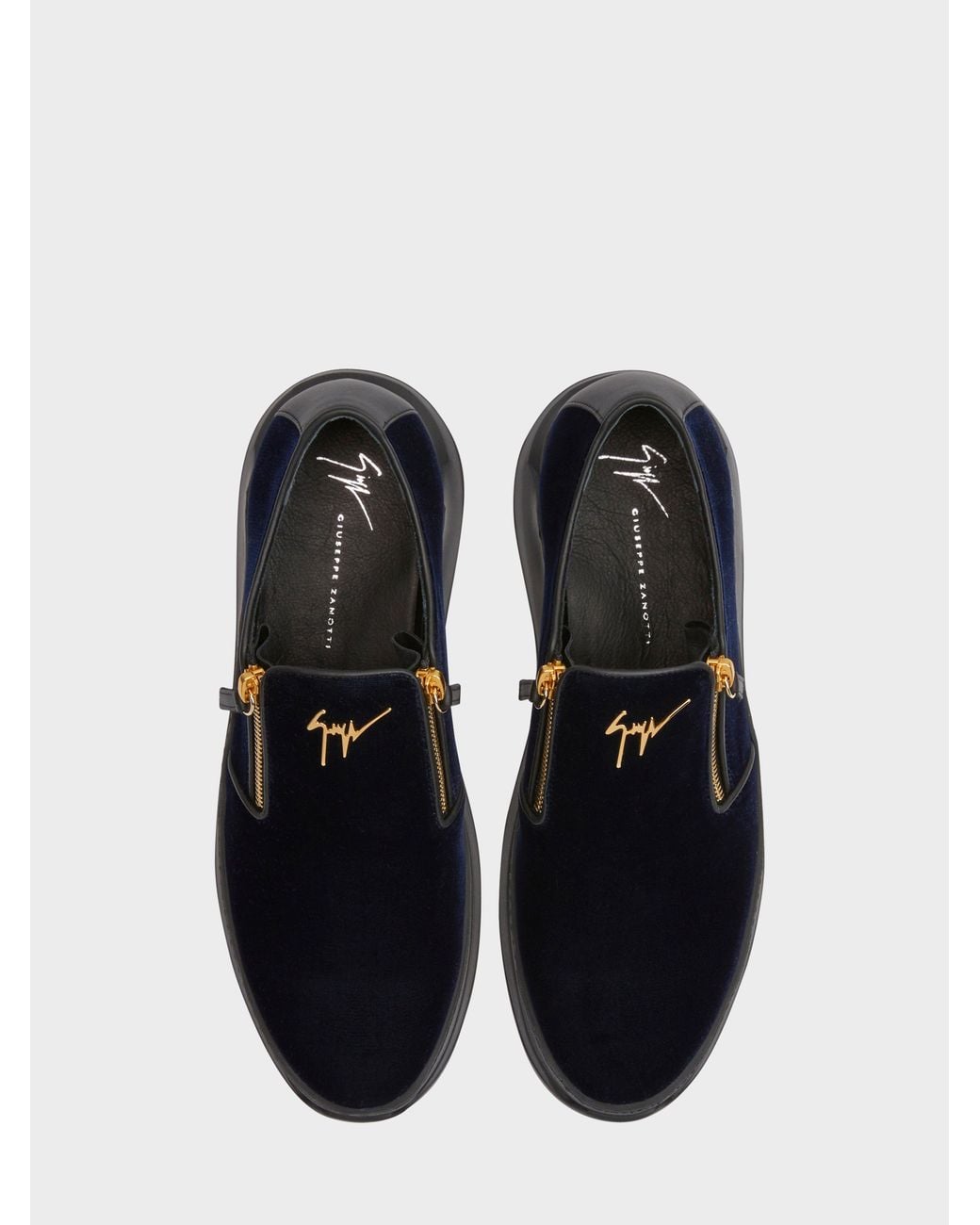 Giuseppe Zanotti White Conley Zip Loafer for men
