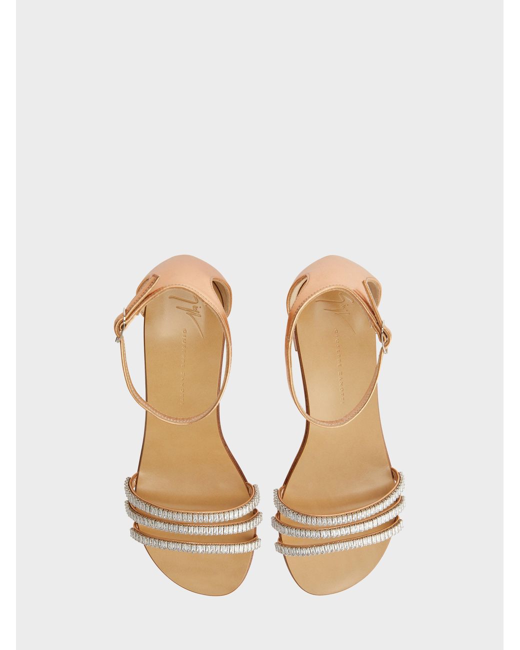 Giuseppe Zanotti Natural Martha Flat Sandal