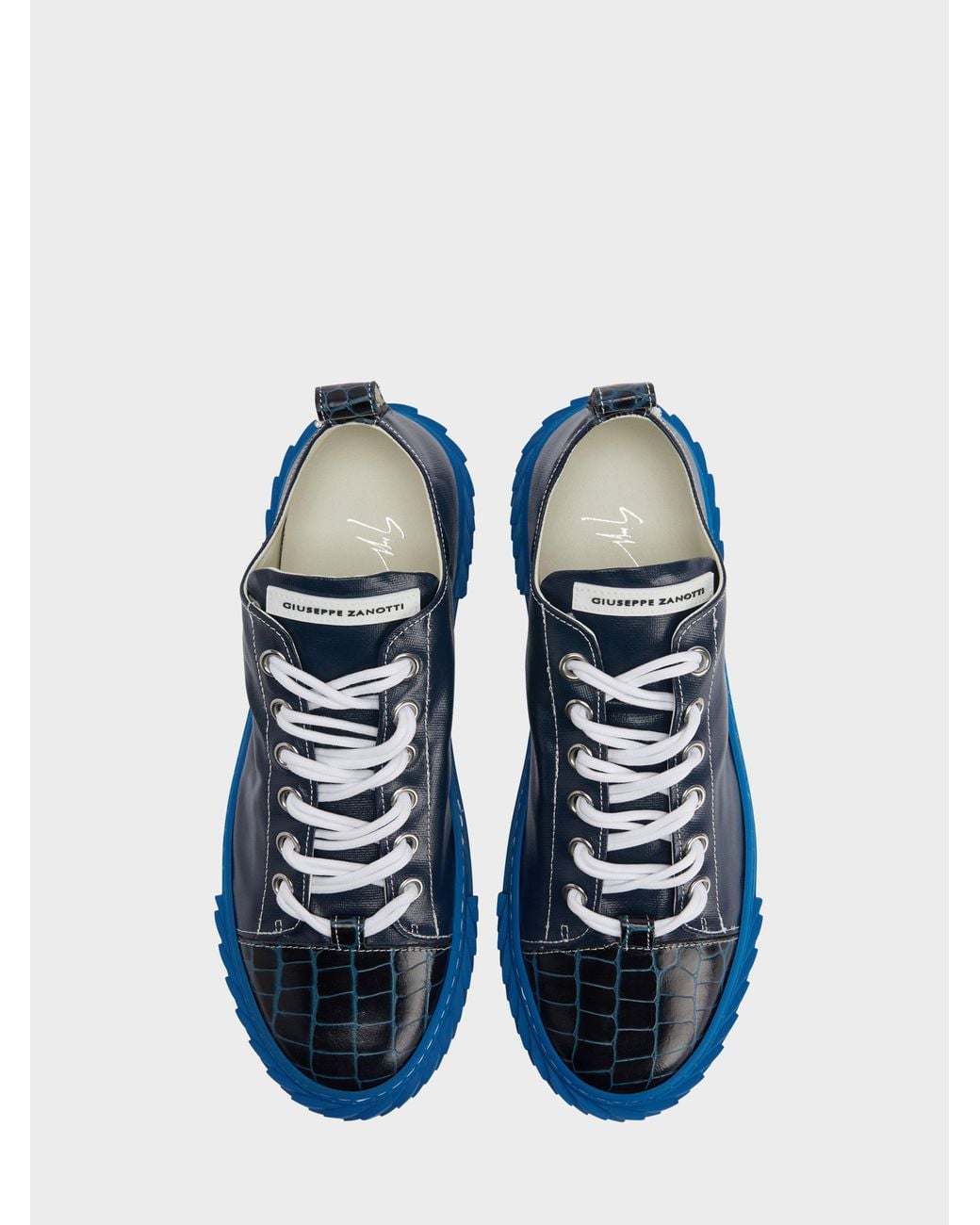 Giuseppe Zanotti Blue Blabber Low Top for men