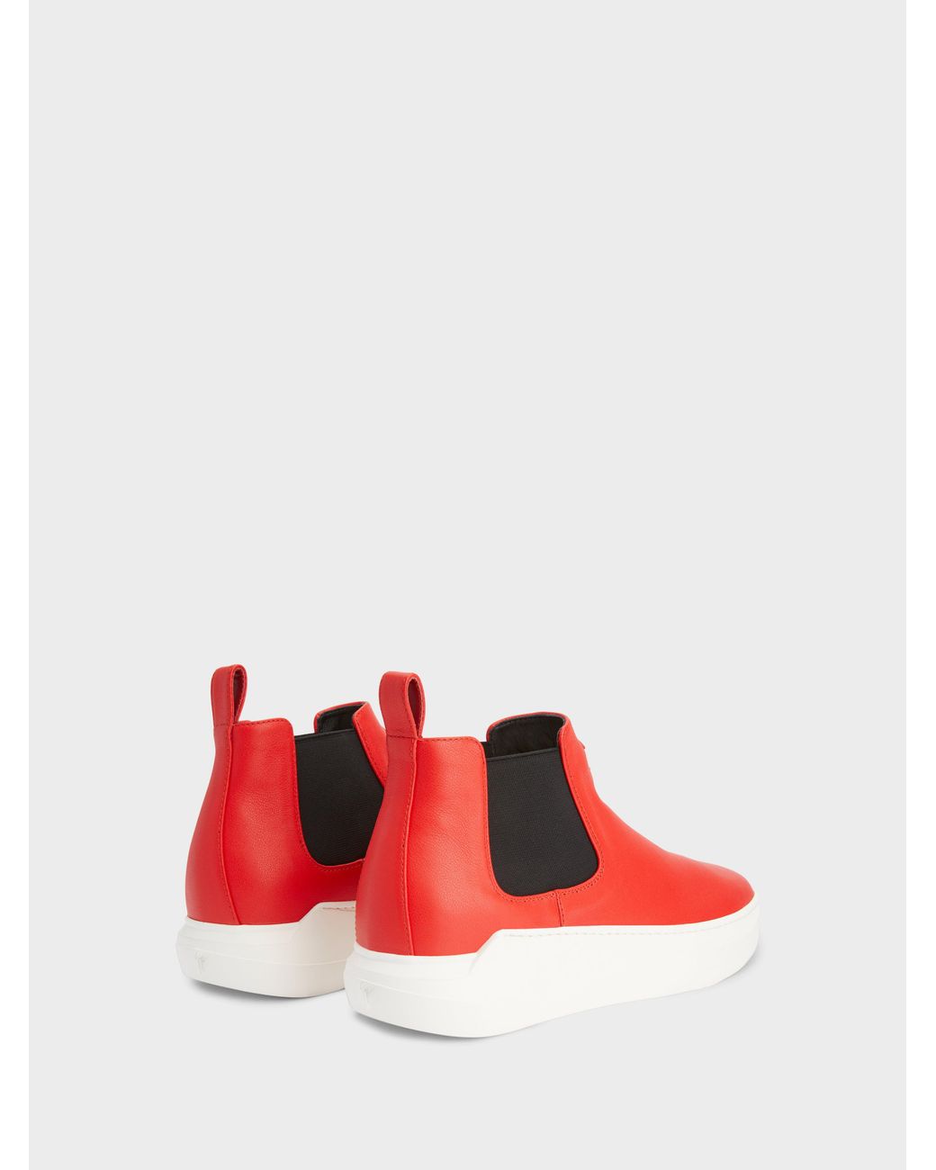 Giuseppe Zanotti Red Conley High Bootie for men