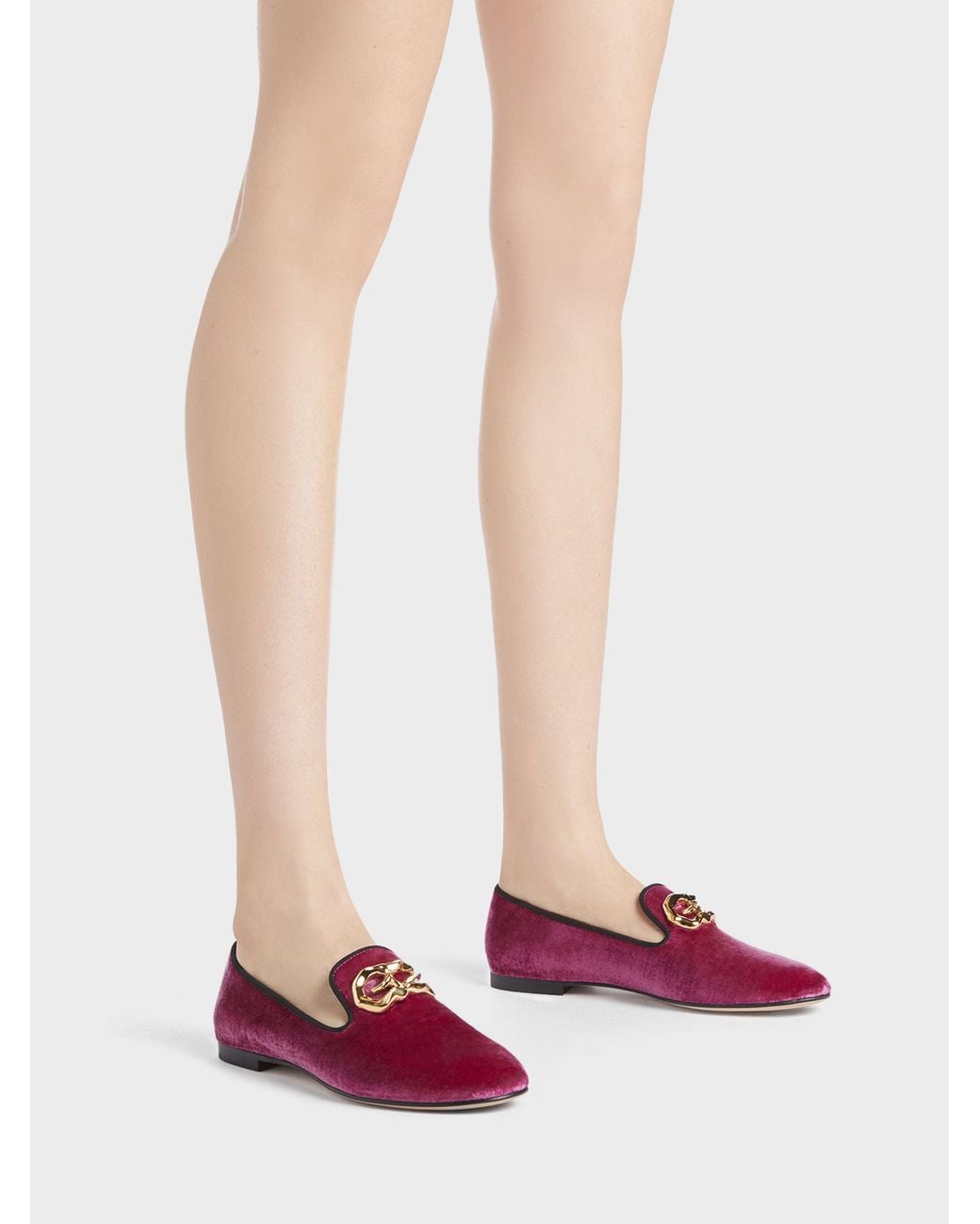 Giuseppe Zanotti Pink Leopoldin Loafer