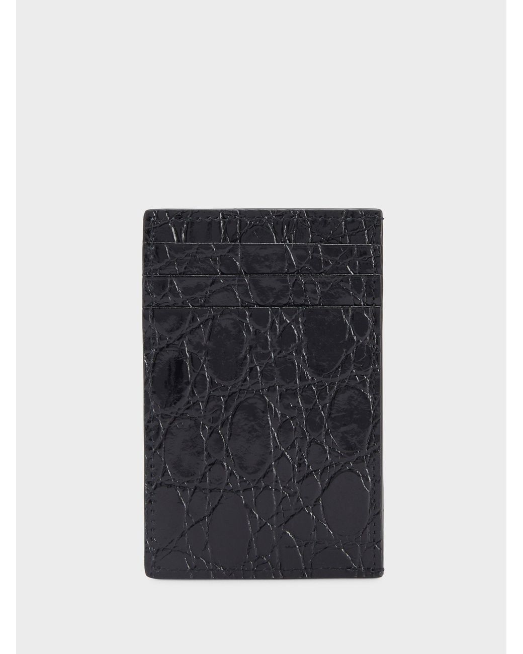 Giuseppe Zanotti Black Albert 2.0 Card Holder for men