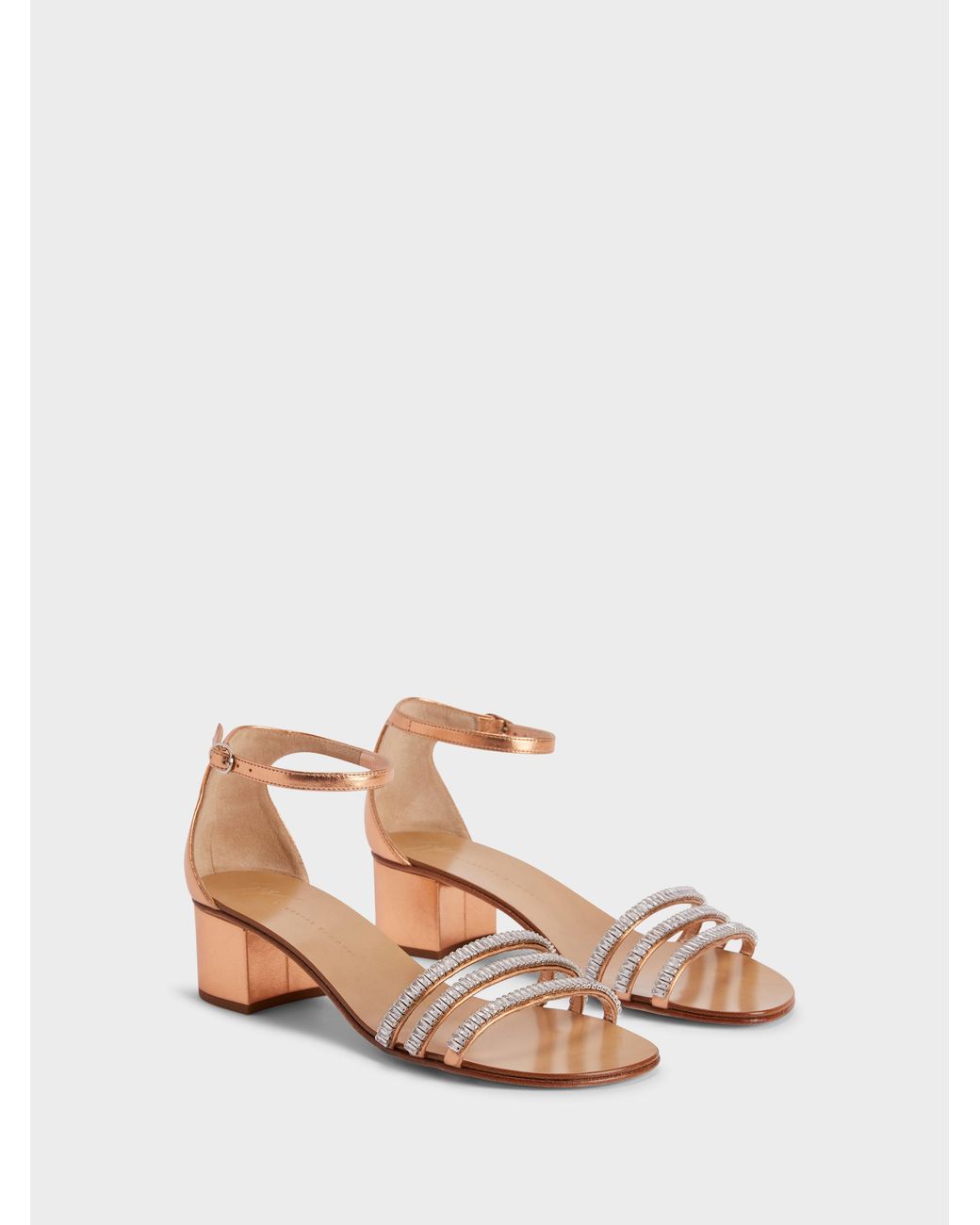 Giuseppe Zanotti Natural Martha Flat Sandal