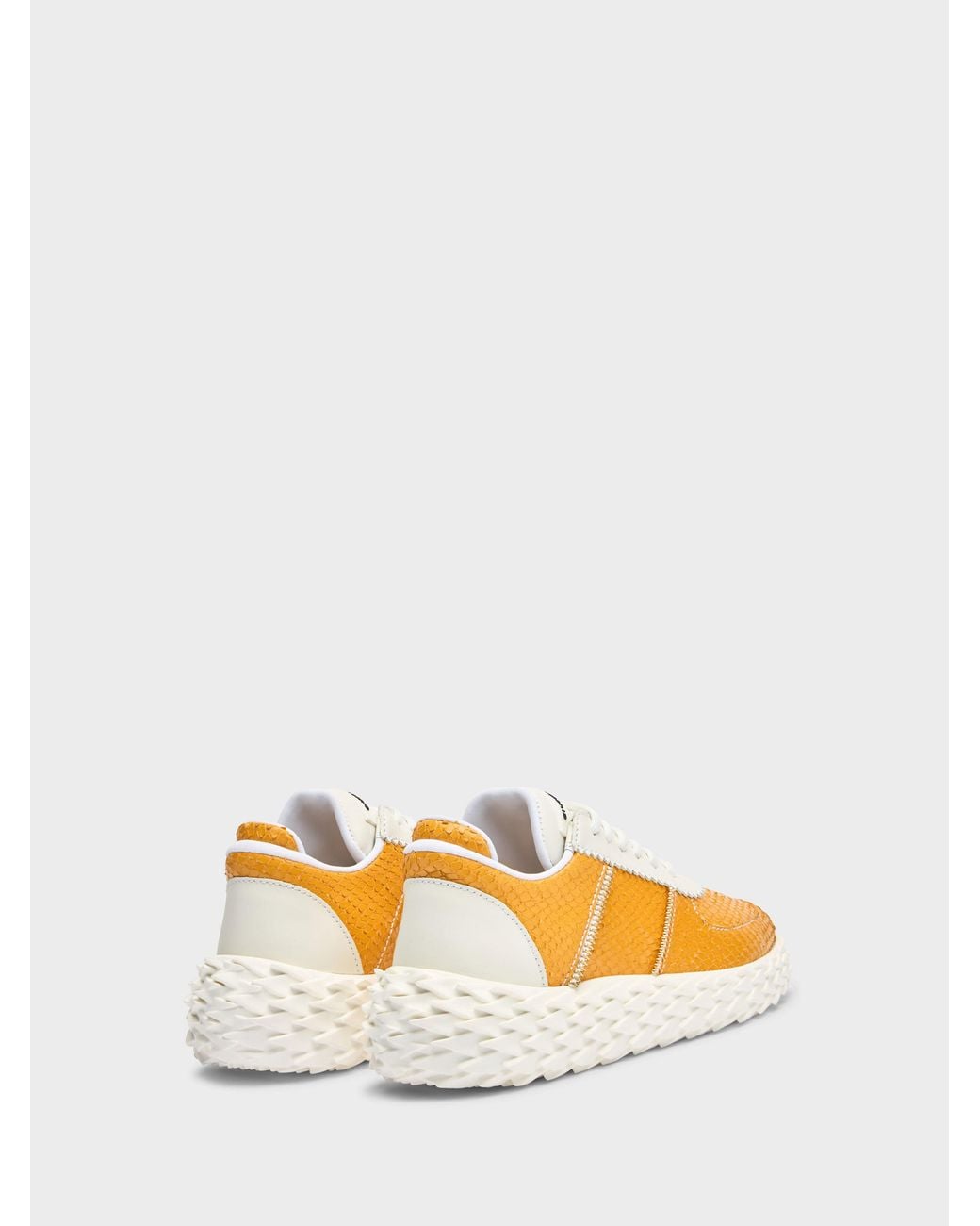 Giuseppe Zanotti Orange Urchin Low Top