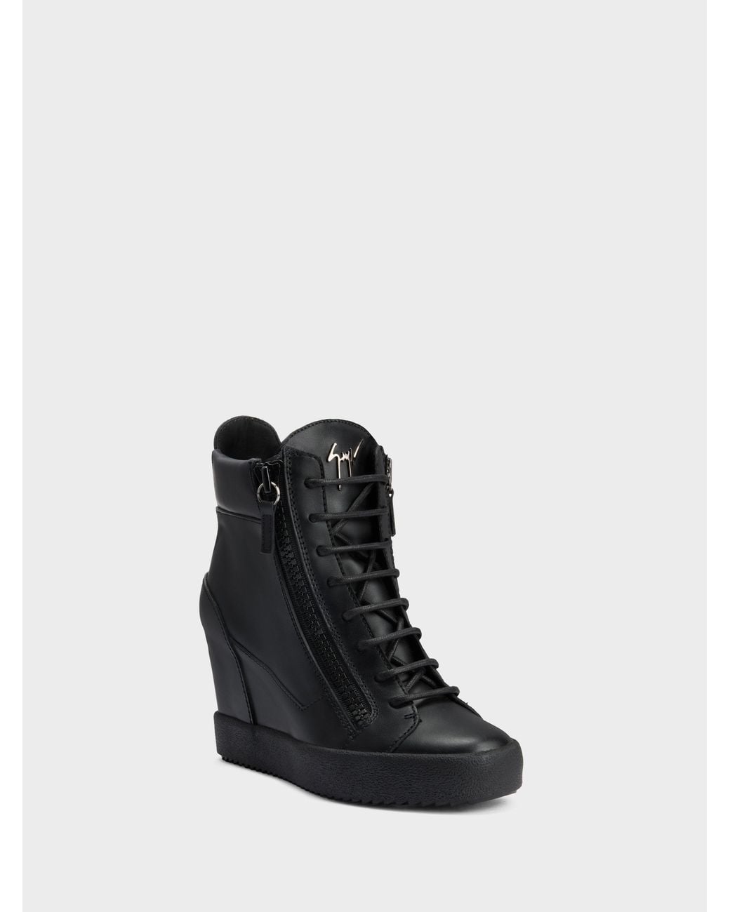 Giuseppe Zanotti Black Addy Wedge