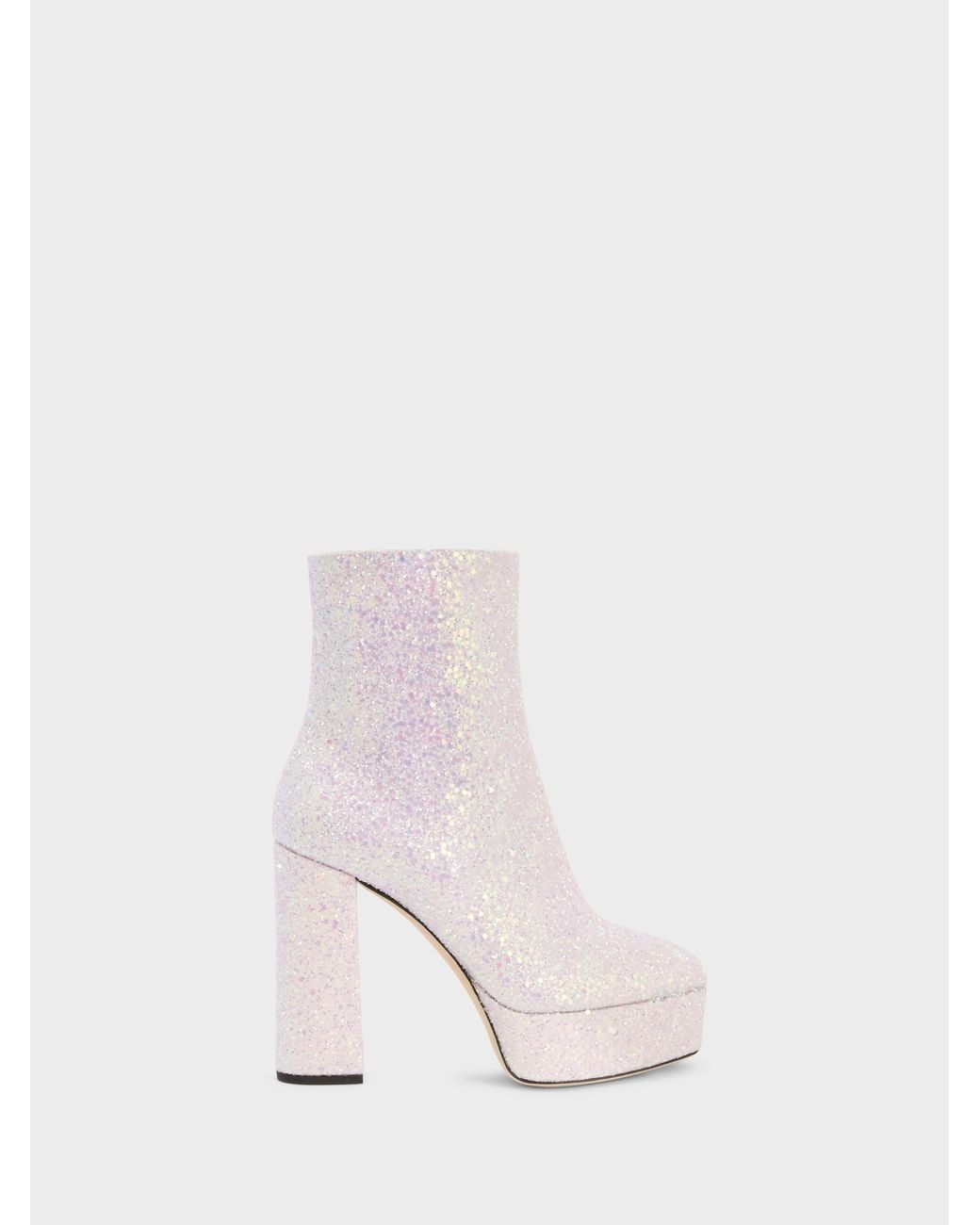 Giuseppe Zanotti Pink Morgana Glitter Bootie 120