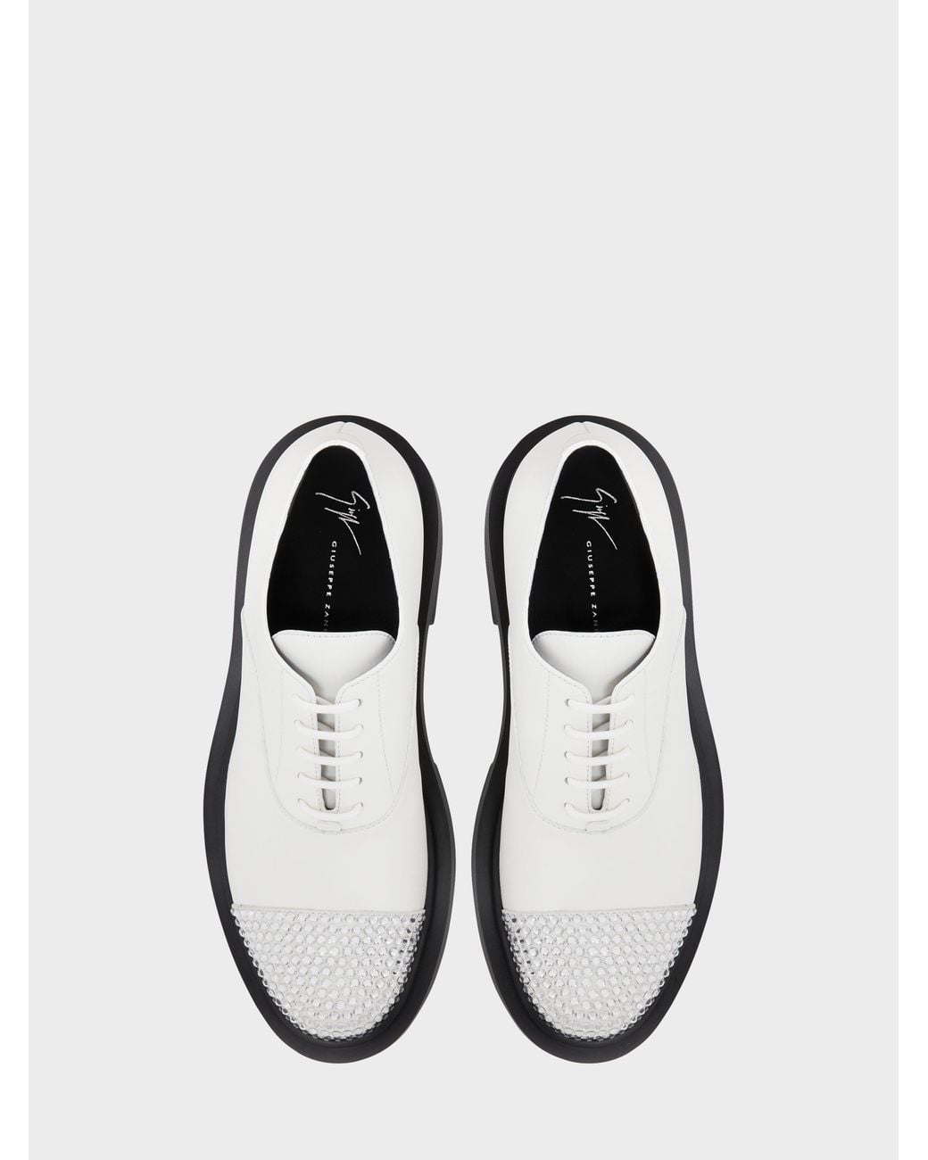 Giuseppe Zanotti White Arnhau Lace Up for men