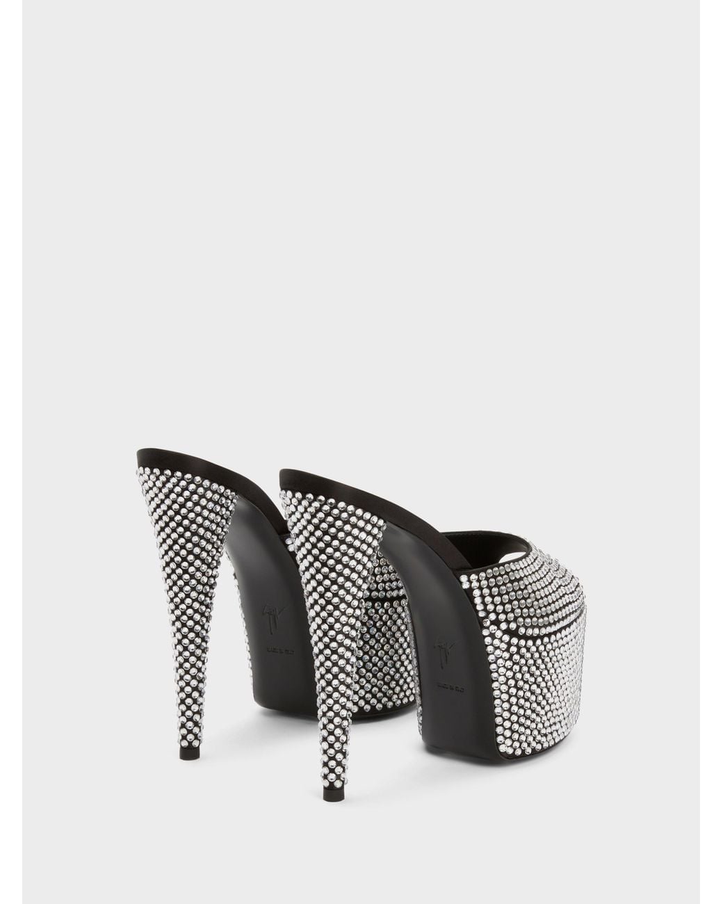 Giuseppe Zanotti White Gz Aida Mule 150