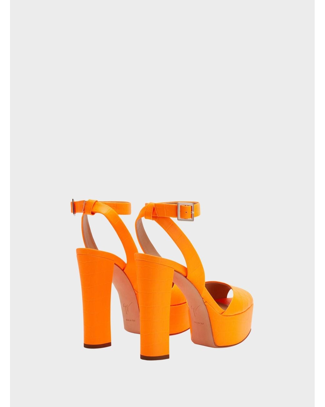Giuseppe Zanotti Orange Betty Sandal