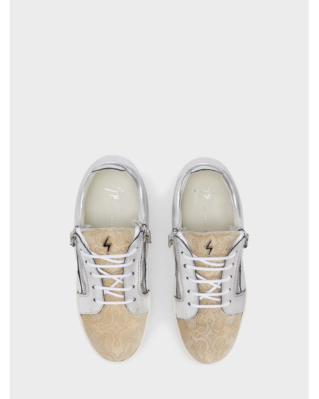 Giuseppe Zanotti White Nicki Low Top