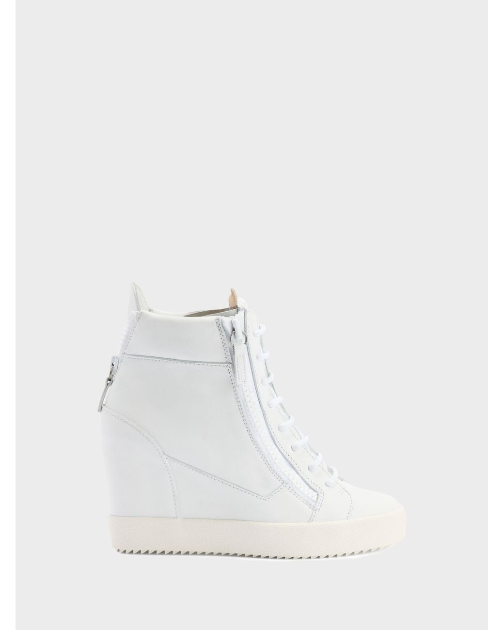Giuseppe Zanotti White Addy Wedge