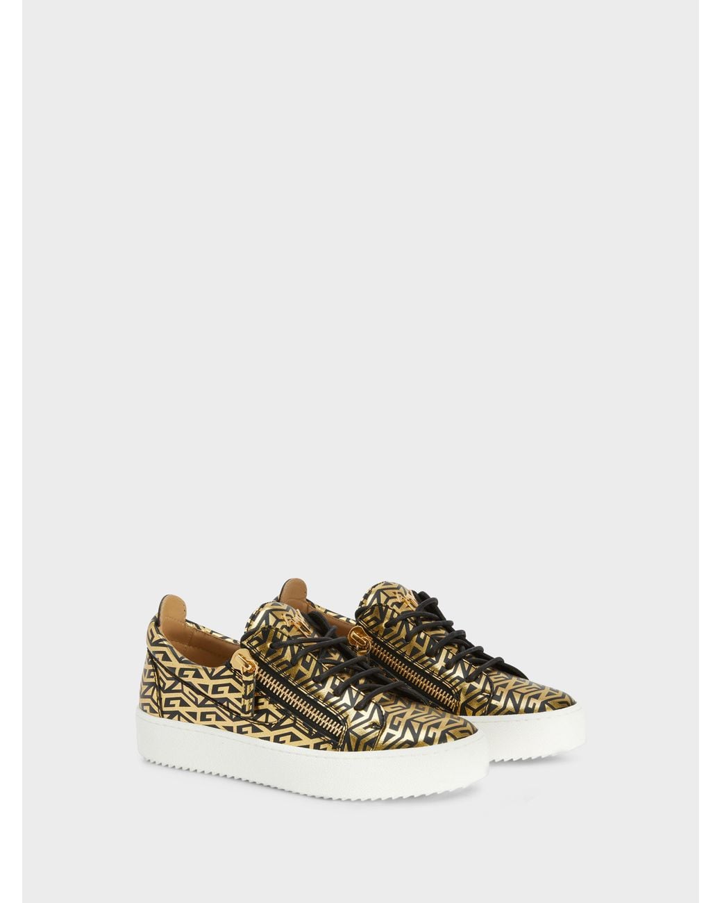 Giuseppe Zanotti Black Gail Monogram Low Top