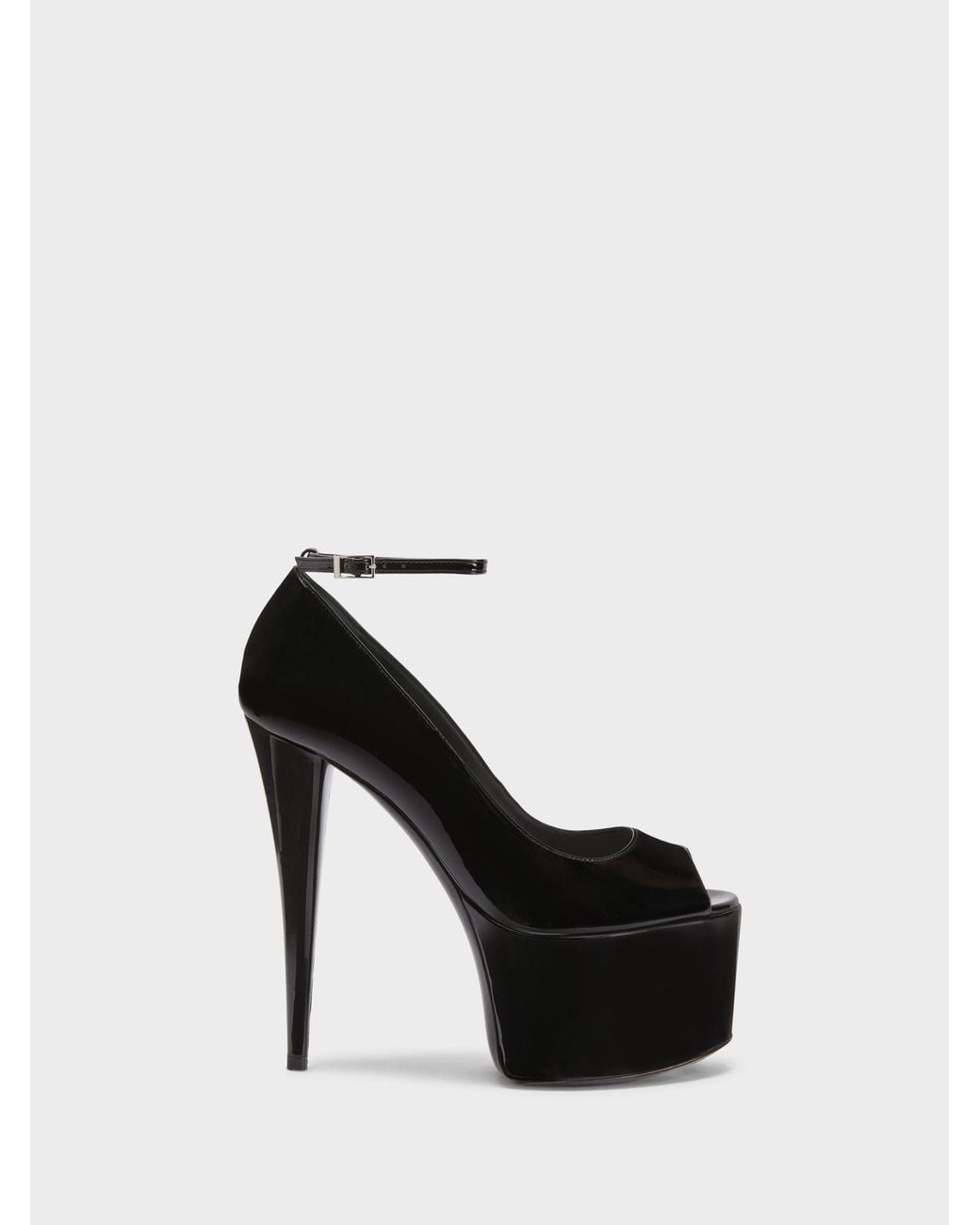 Giuseppe Zanotti Black Gz Aida Open Toe 150