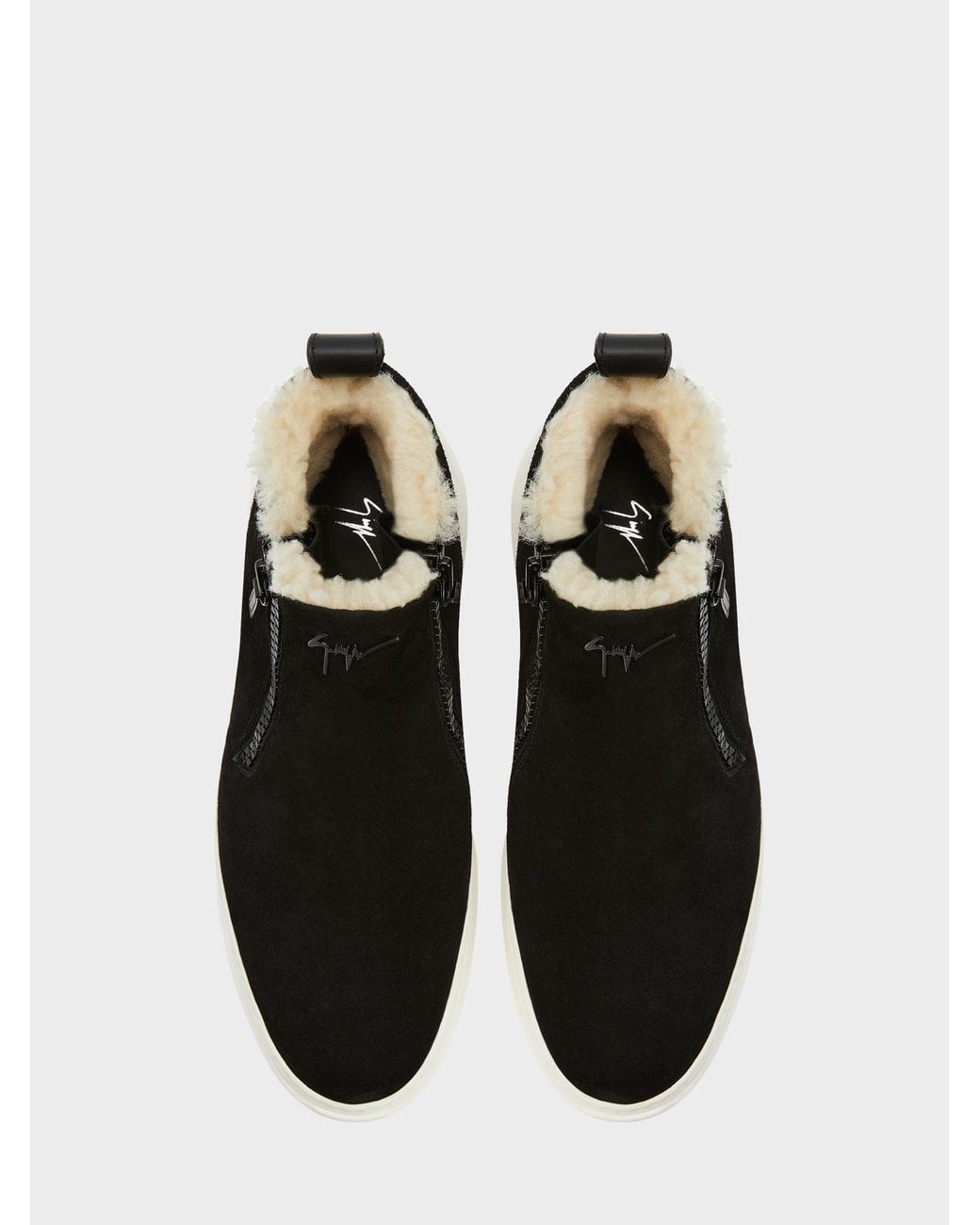 Giuseppe Zanotti White Conley High Bootie for men