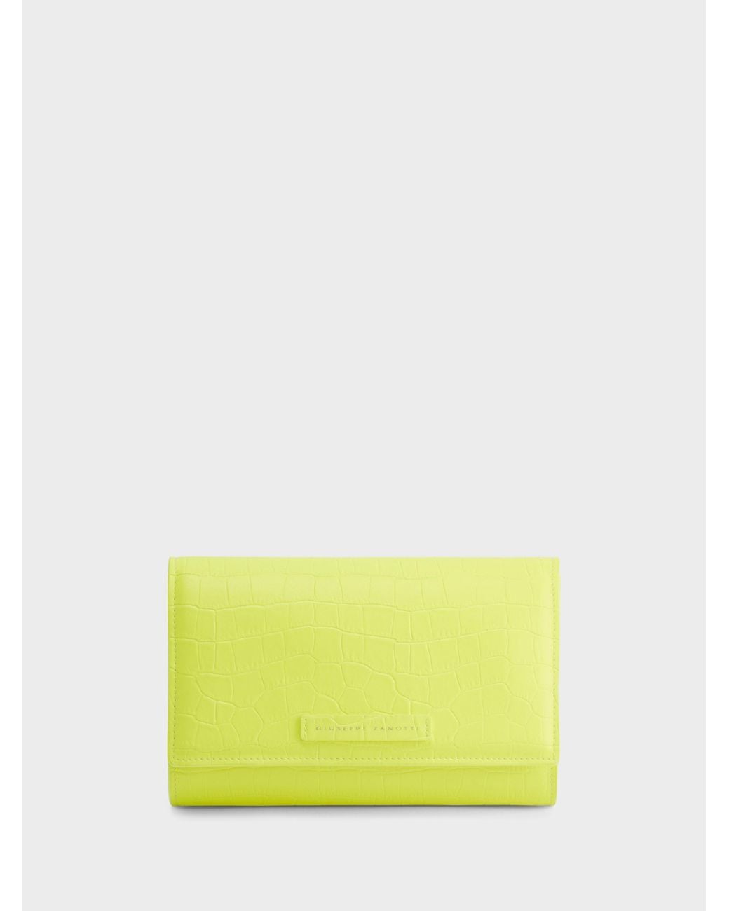Giuseppe Zanotti Yellow Wendy Clutch